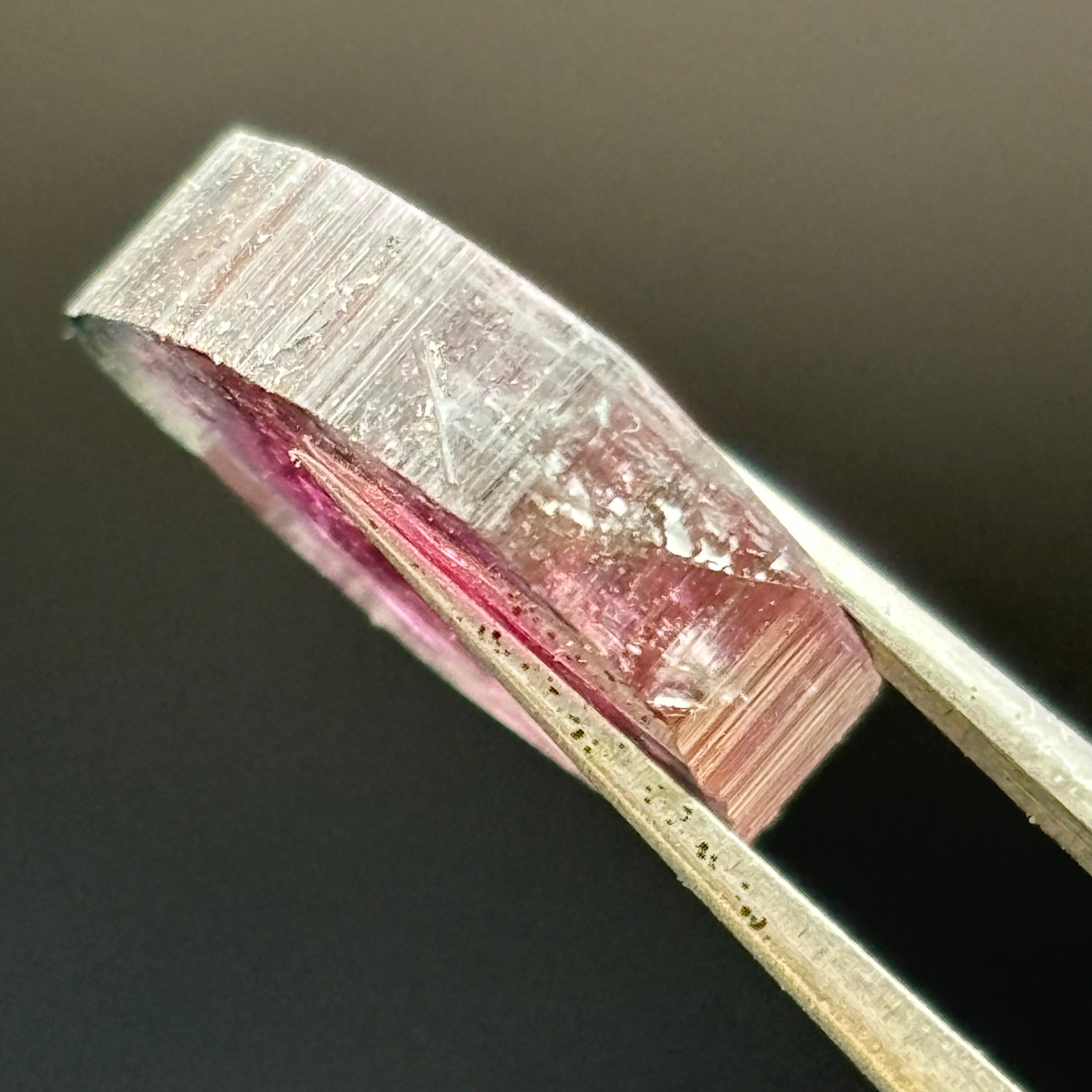 Watermelon Tourmaline Crystal Slice - 034