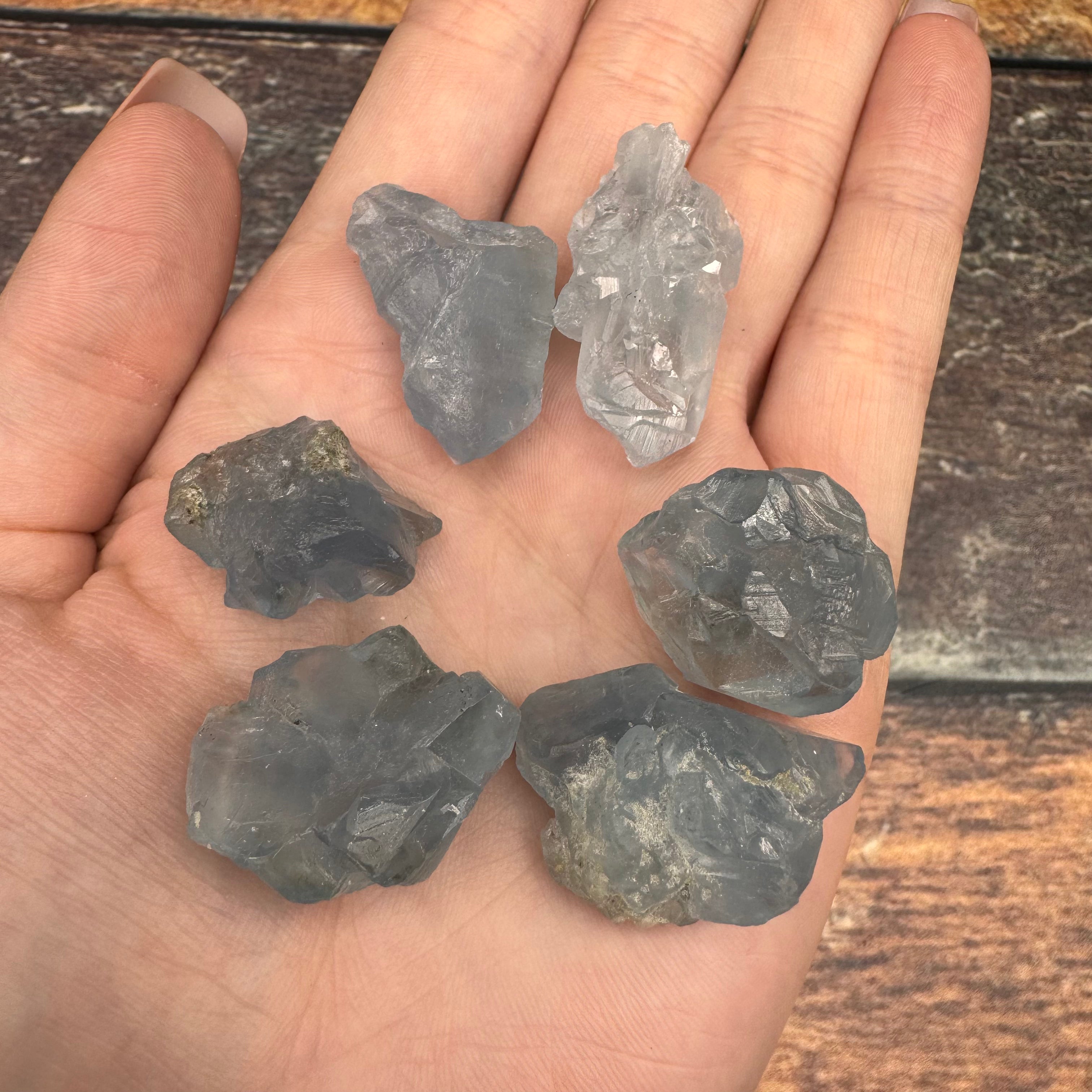Celestite Crystal Pair