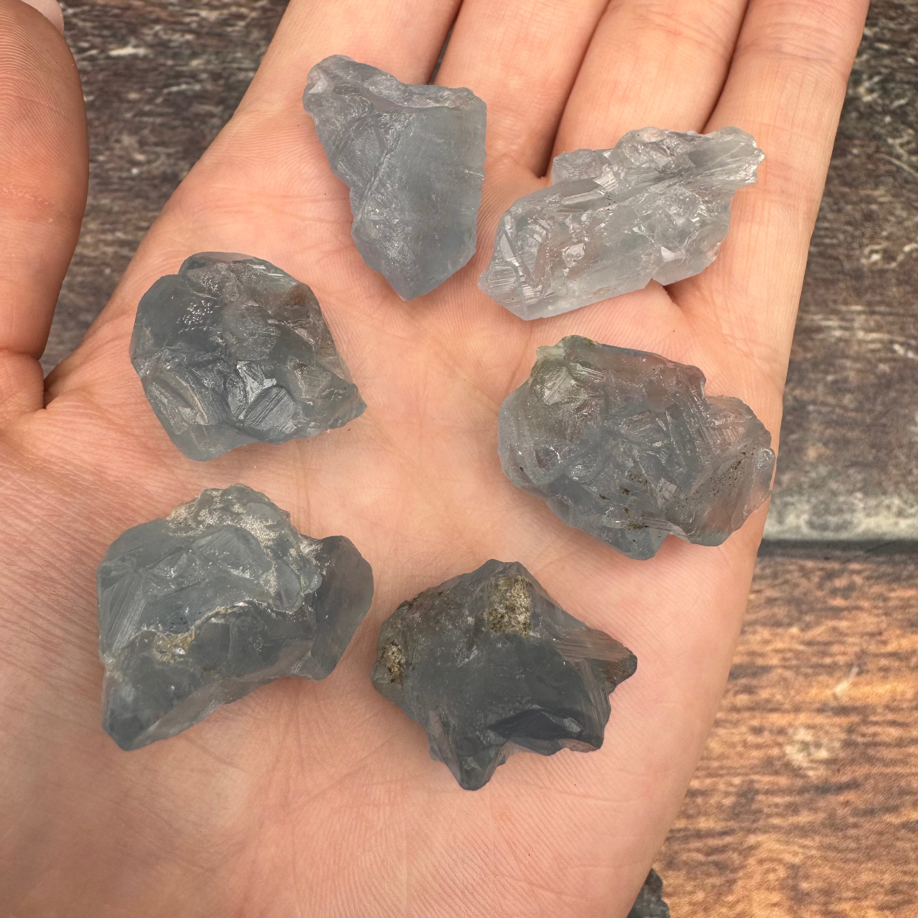 Celestite Crystal Pair