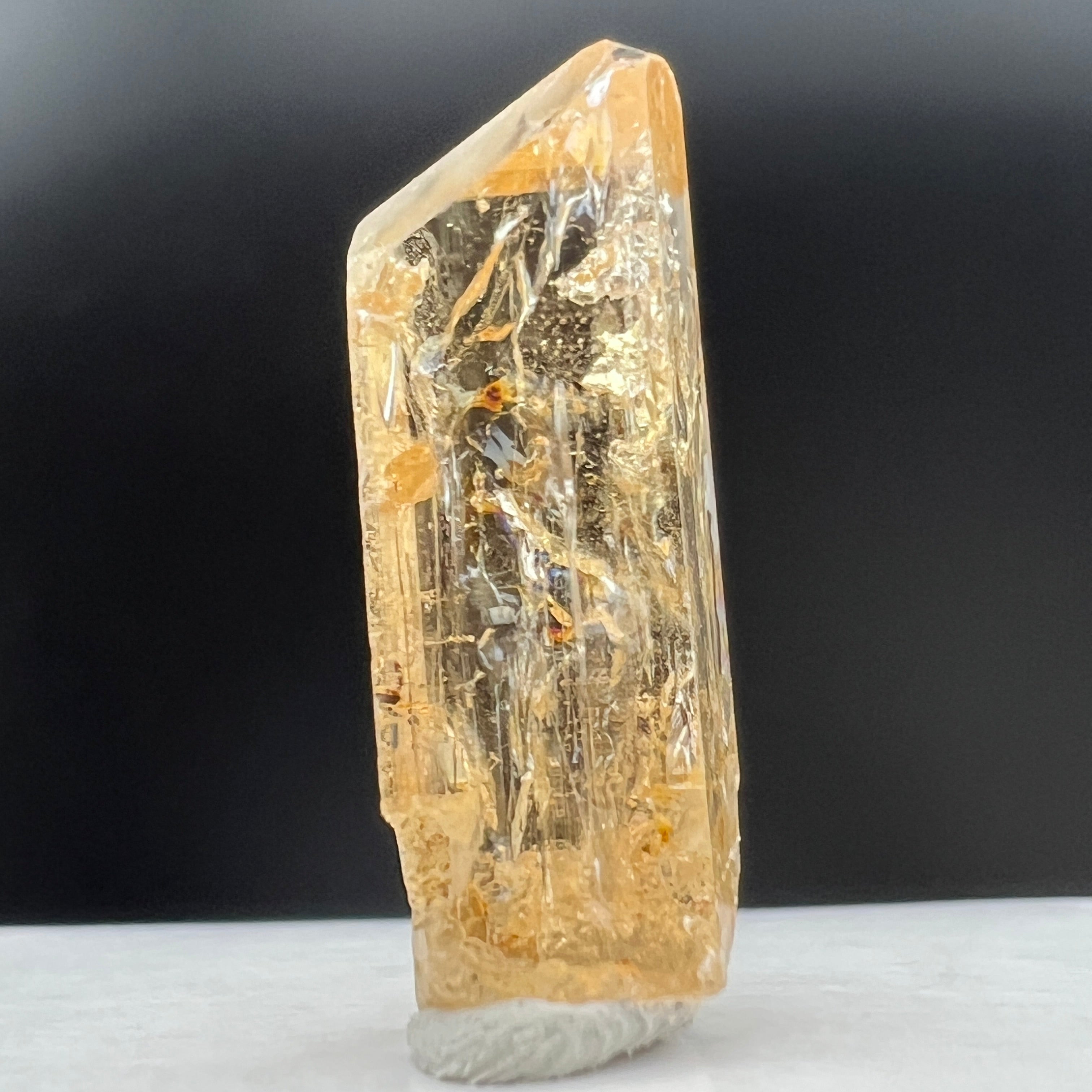 Imperial Topaz Natural Full Terminated Crystal - 030