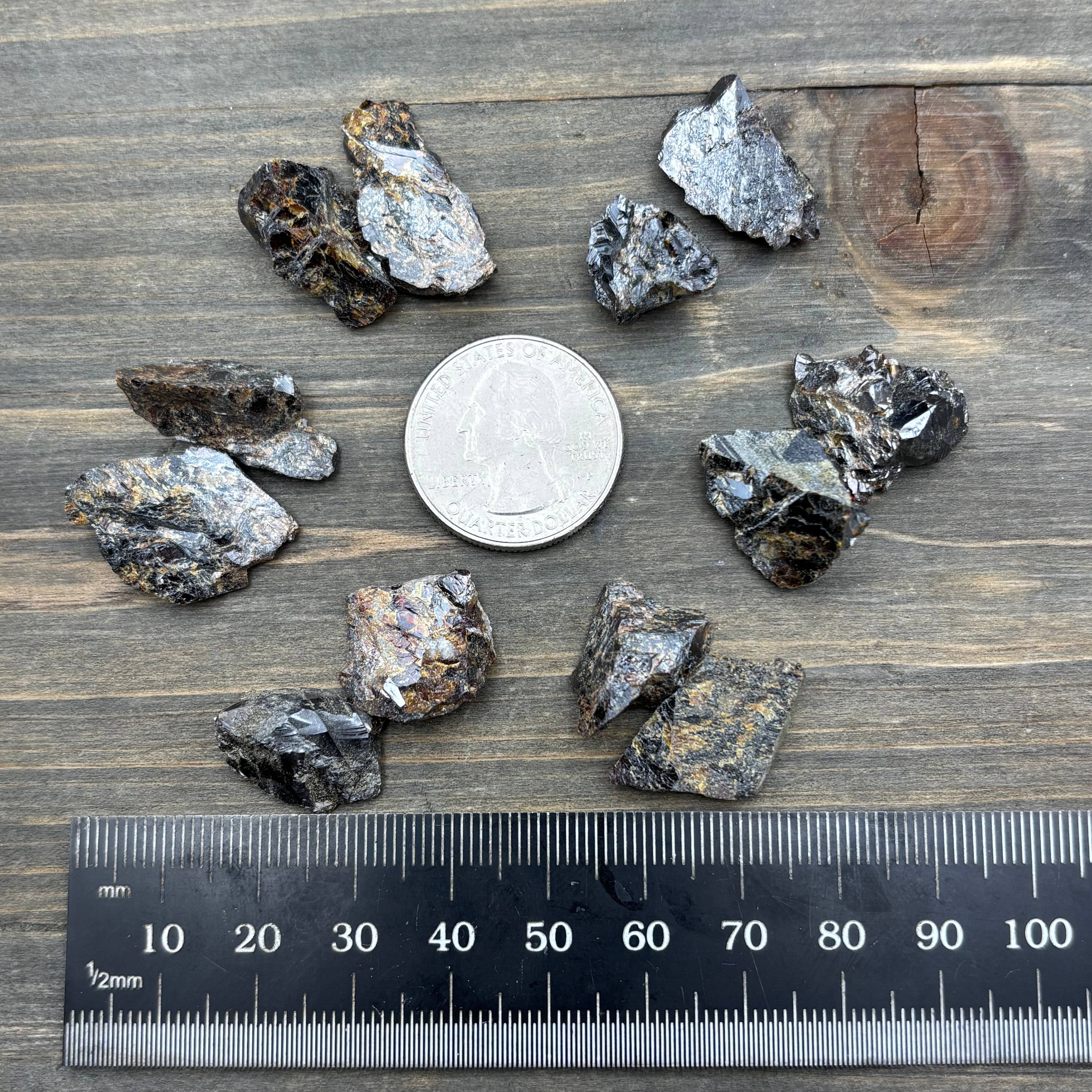 Sphalerite Point Pair, Elmwood Mine