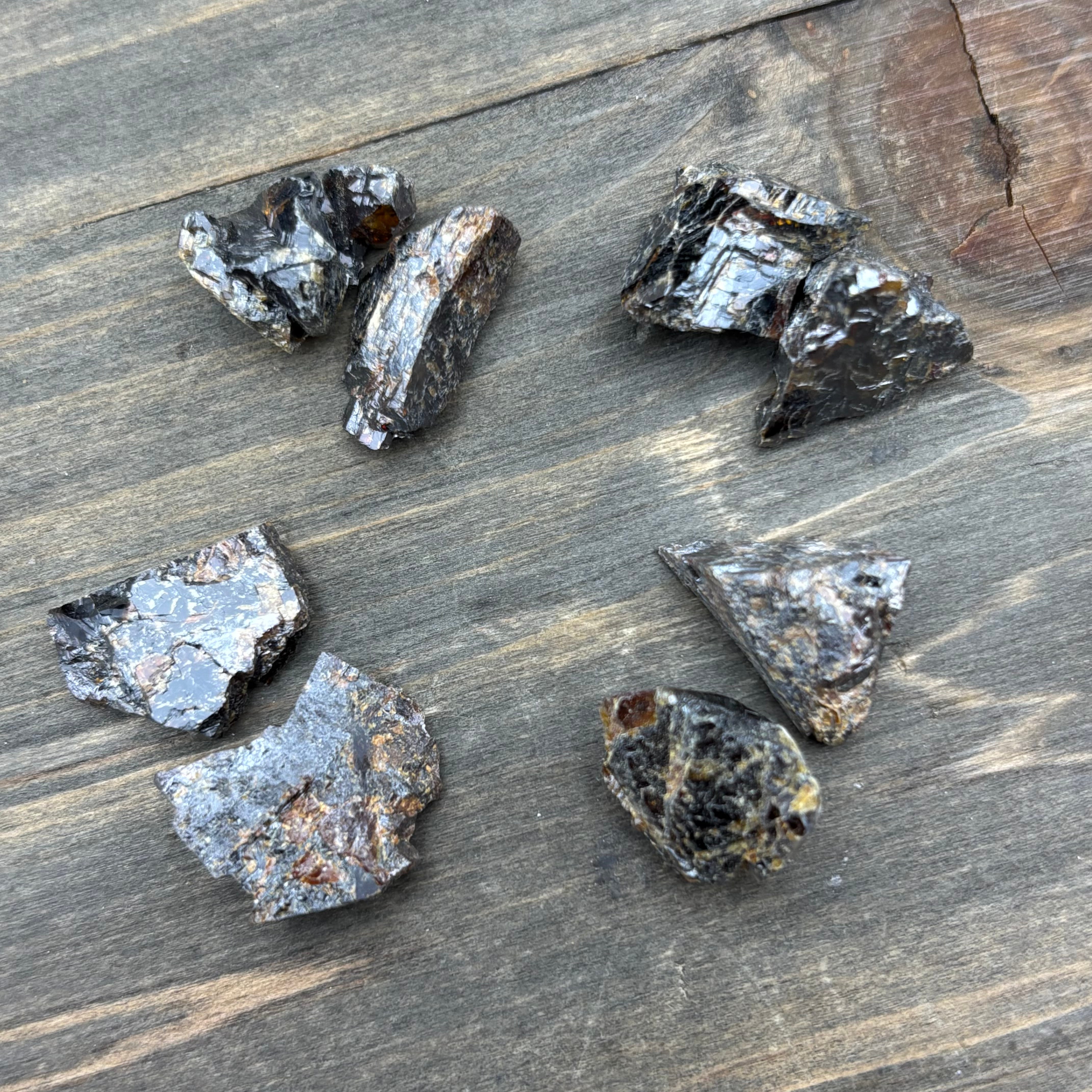 Sphalerite Point Pair, Elmwood Mine