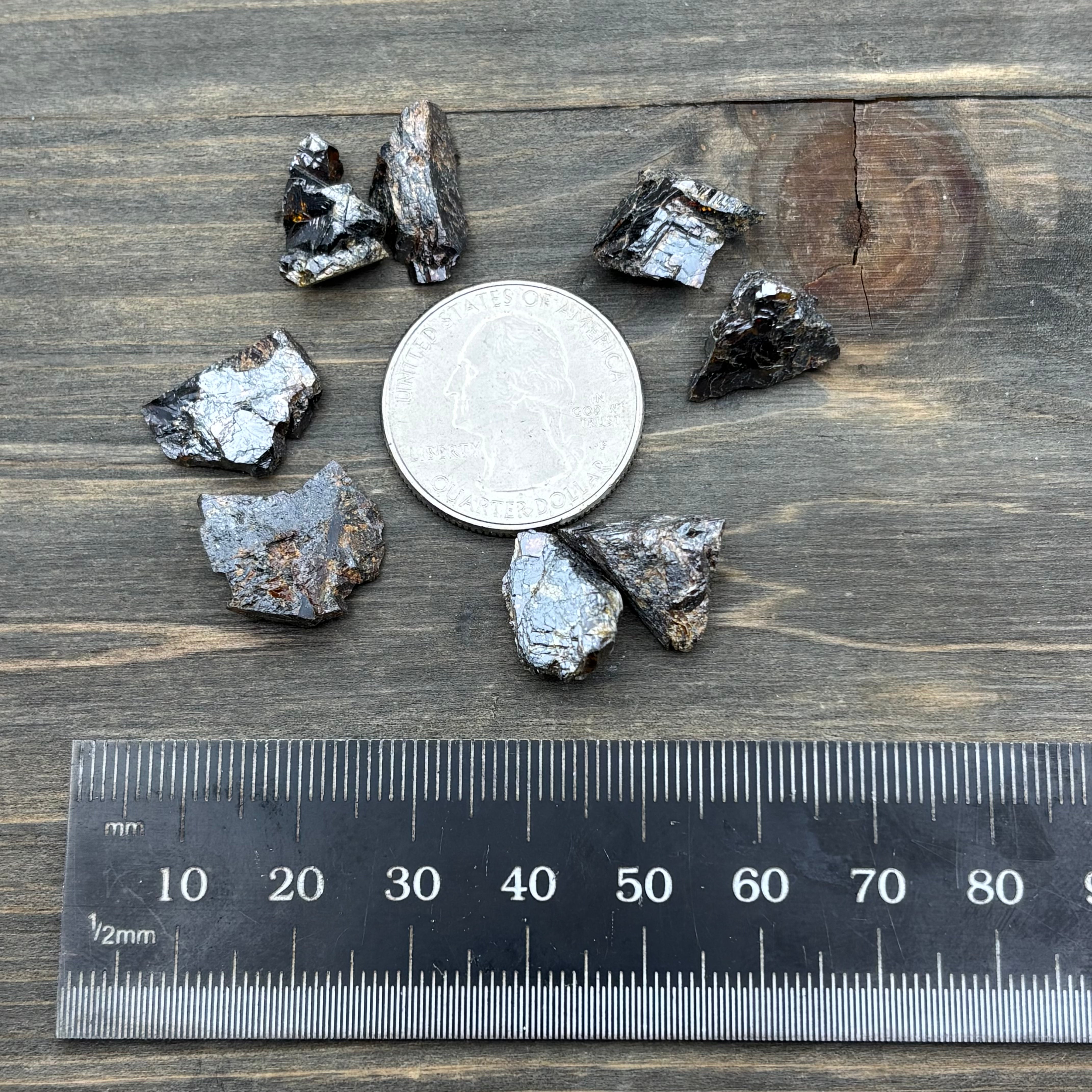 Sphalerite Point Pair, Elmwood Mine