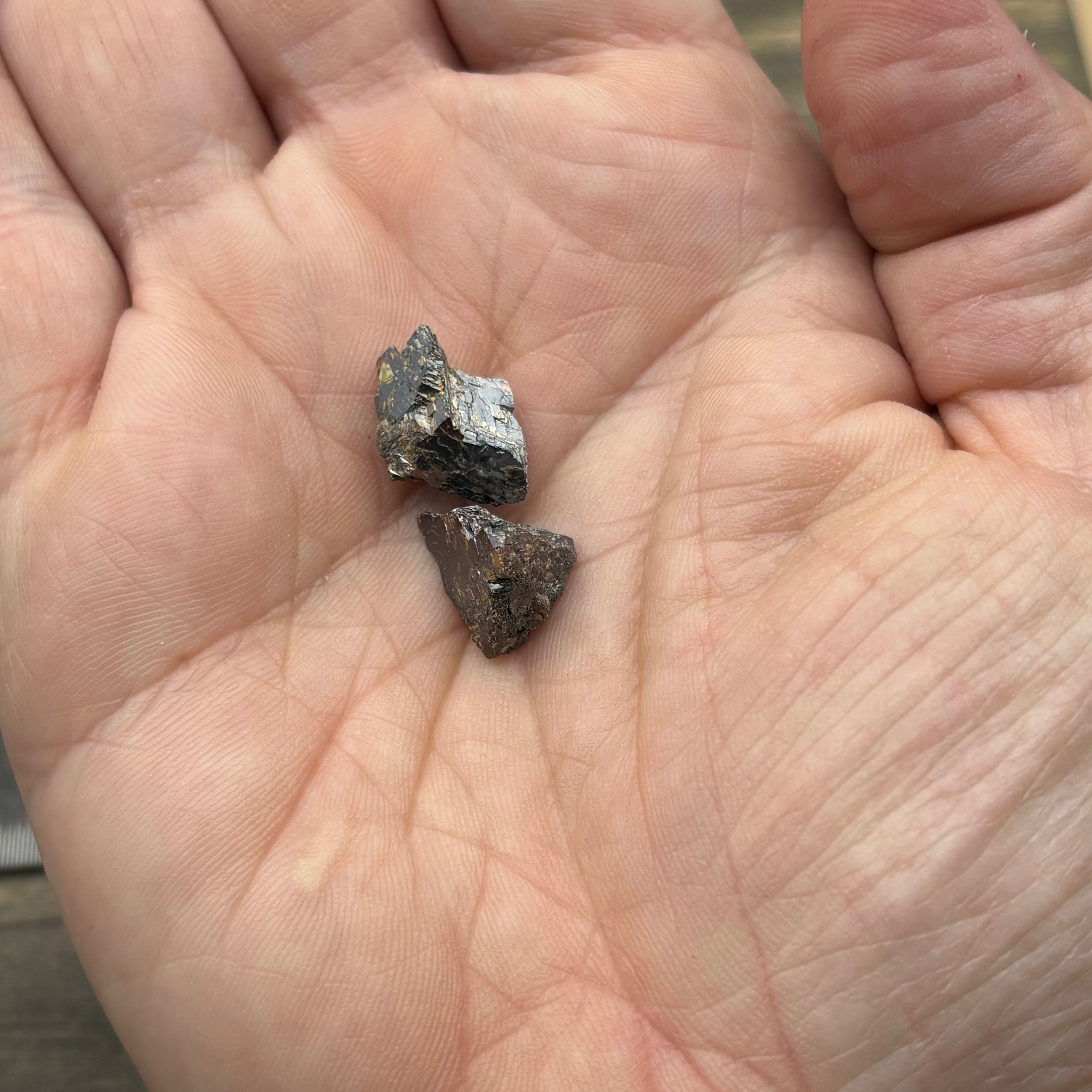 Sphalerite Point Pair, Elmwood Mine
