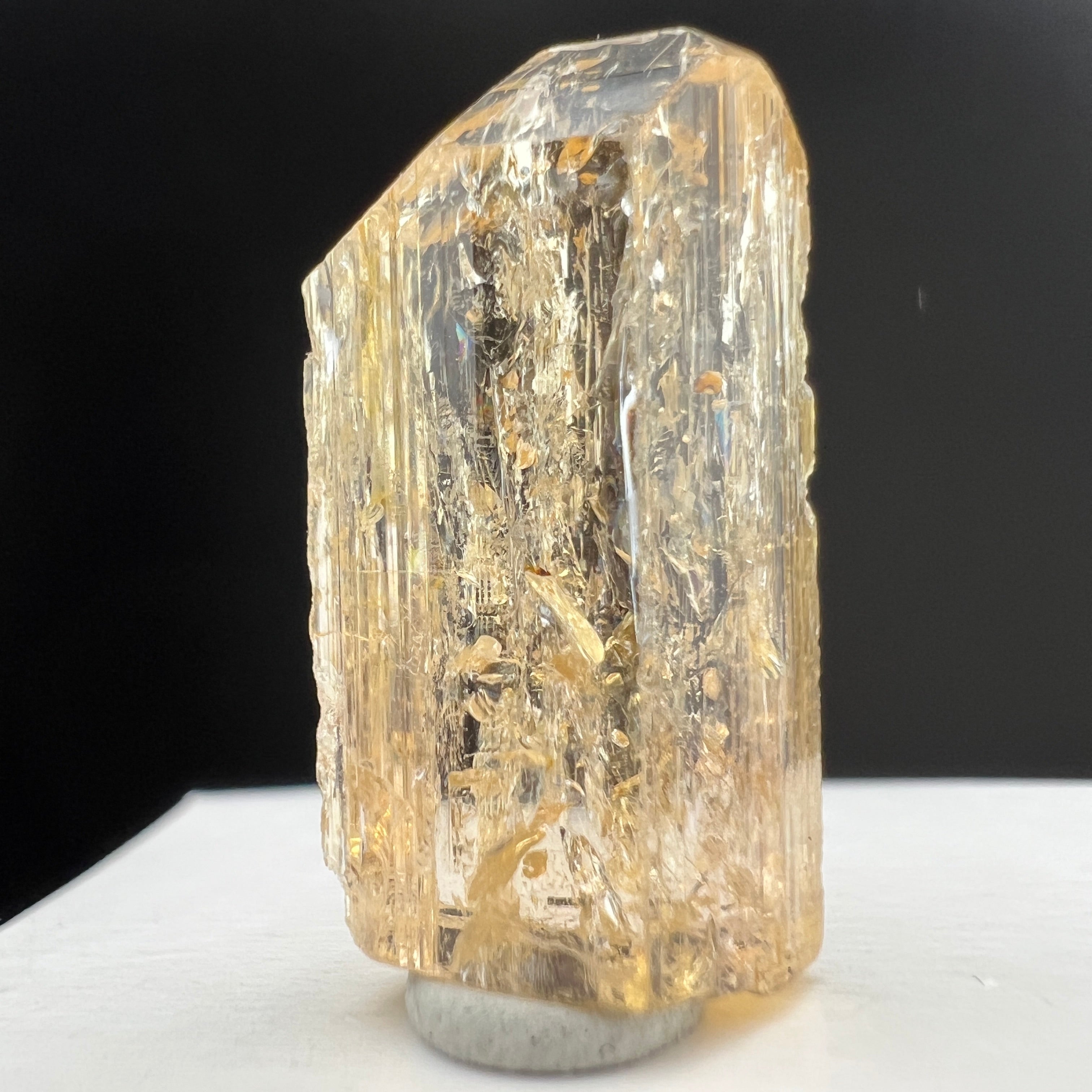 Imperial Topaz Natural Full Terminated Crystal - 050