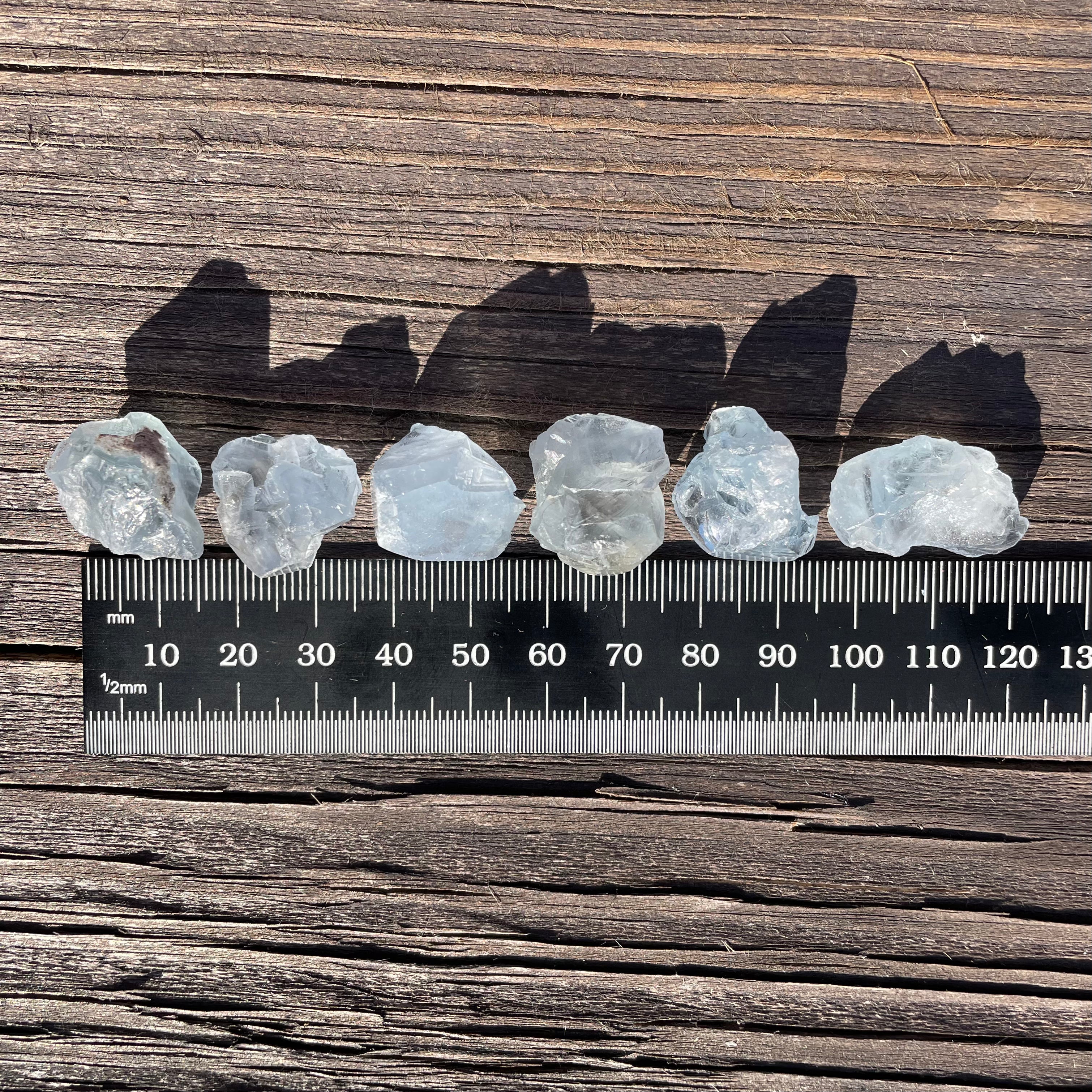 Celestite Crystal Pair