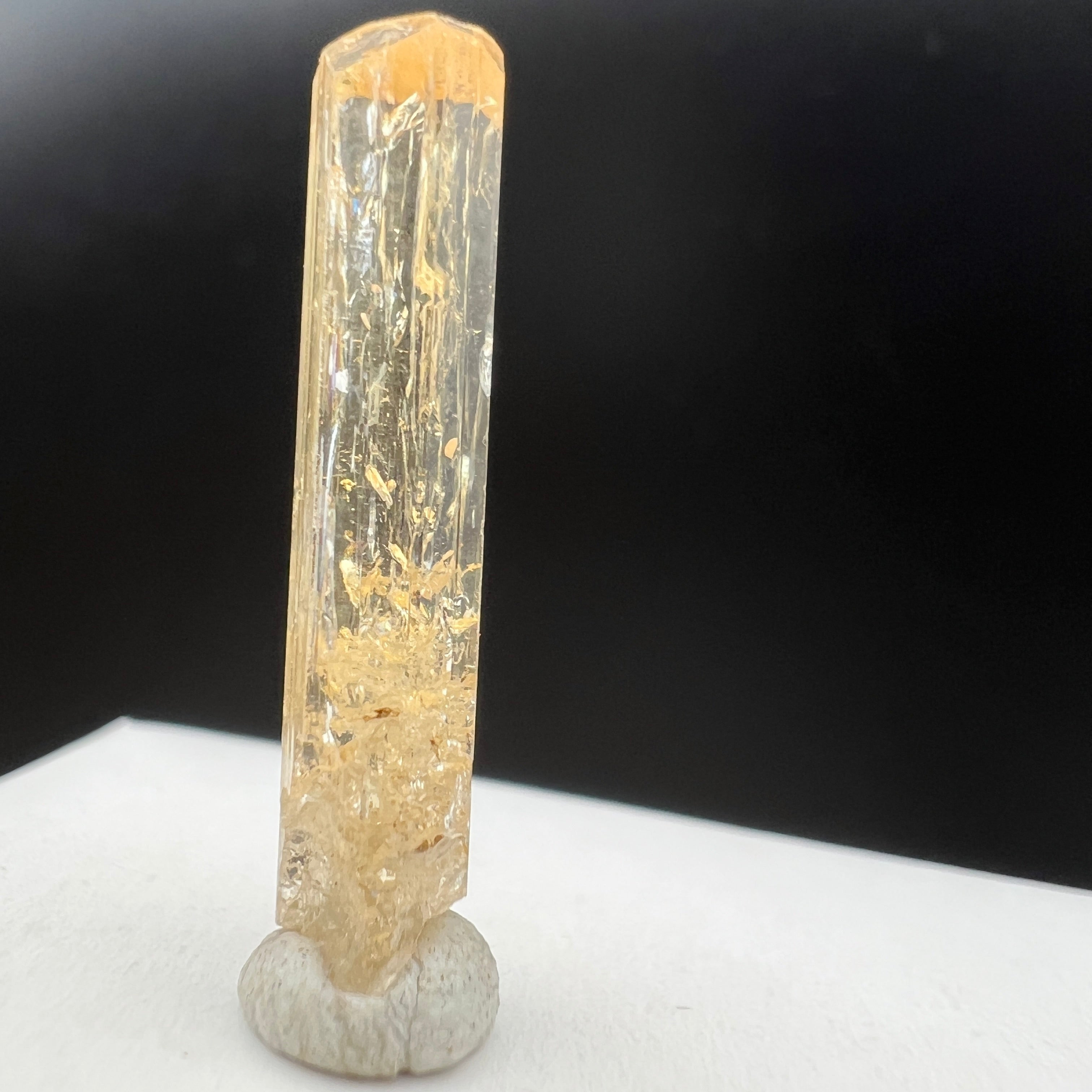 Imperial Topaz Natural Full Terminated Crystal - 064