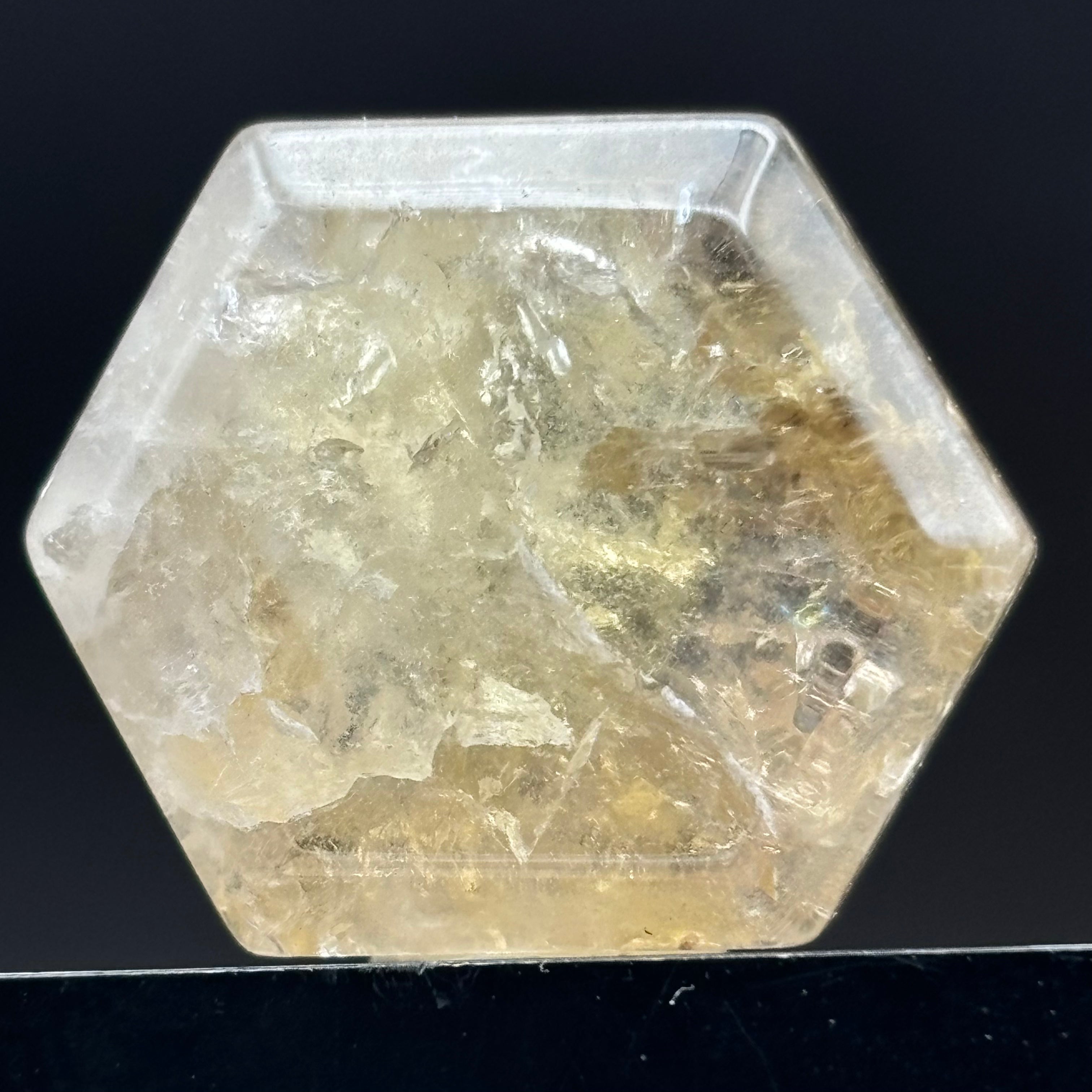 Citrine Crystal Cross-Section - 057