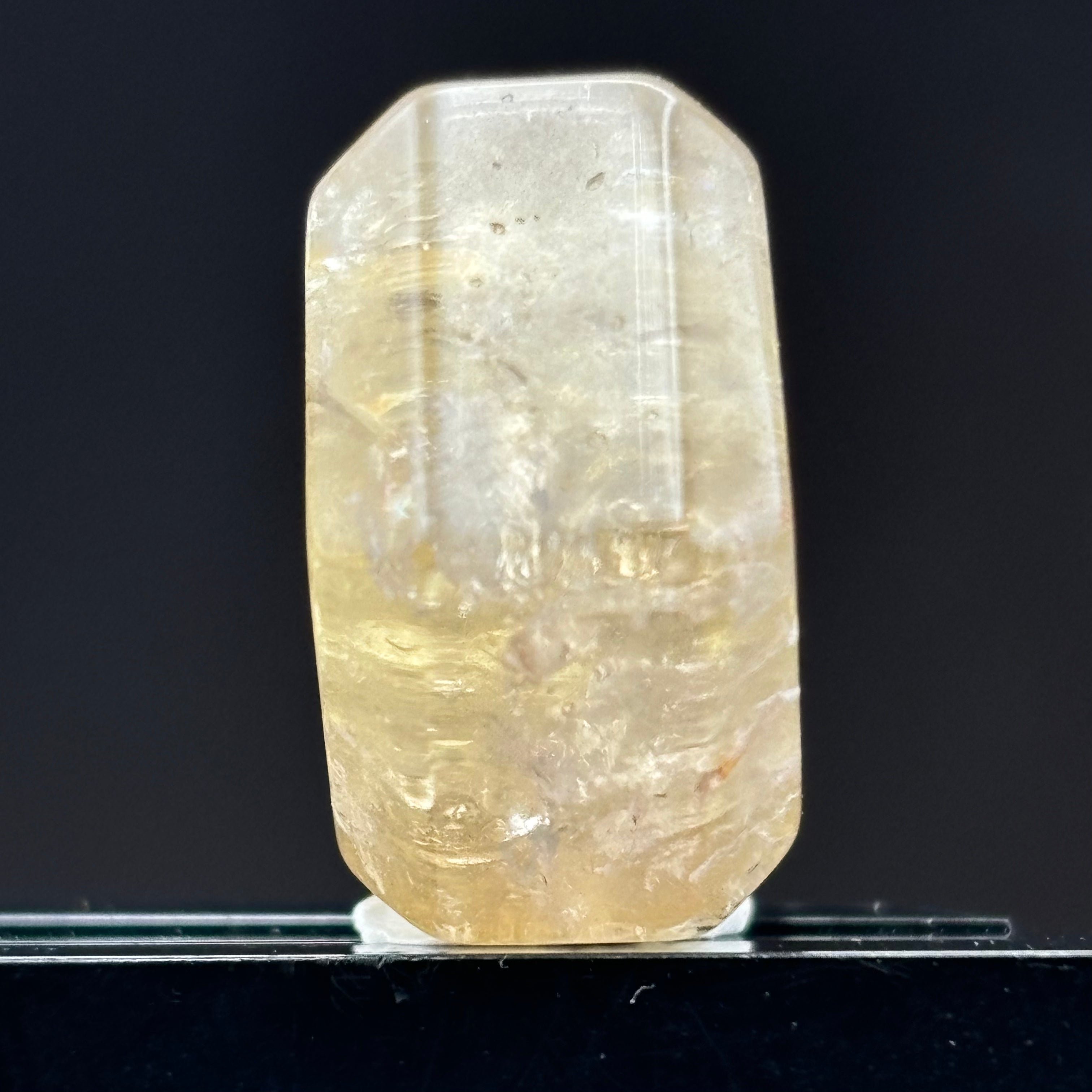 Citrine Crystal Cross-Section - 057