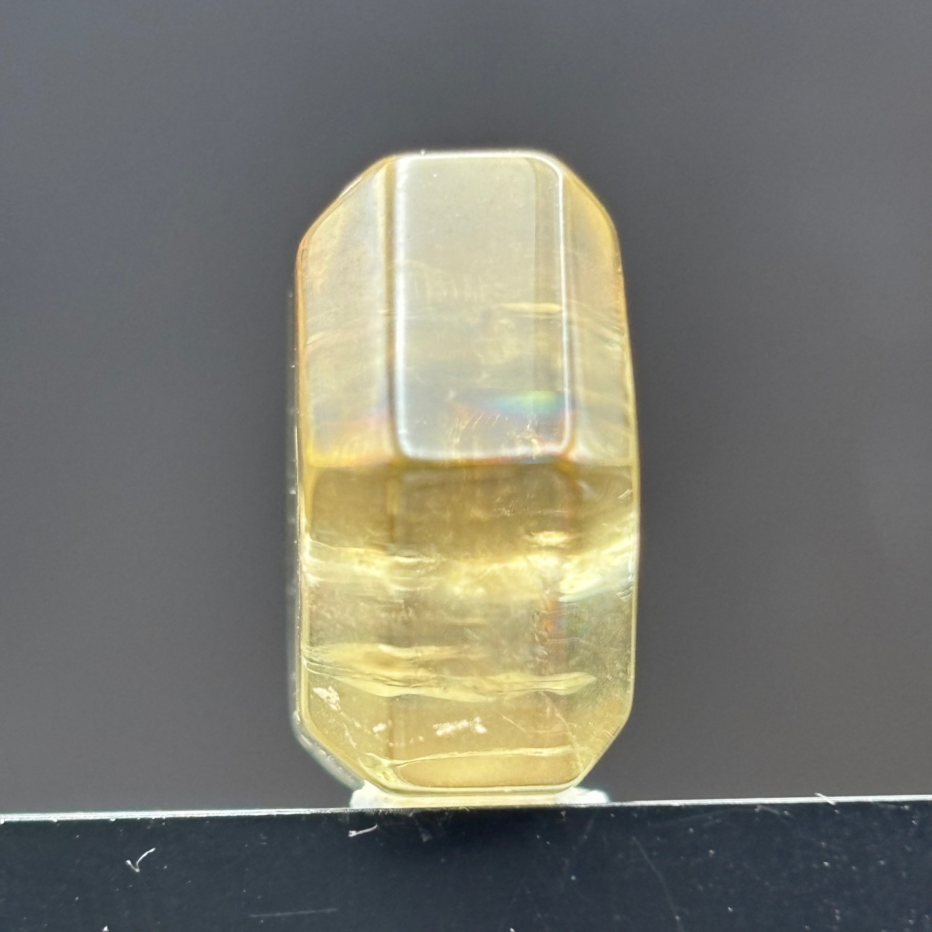 Citrine Crystal Cross-Section - 058