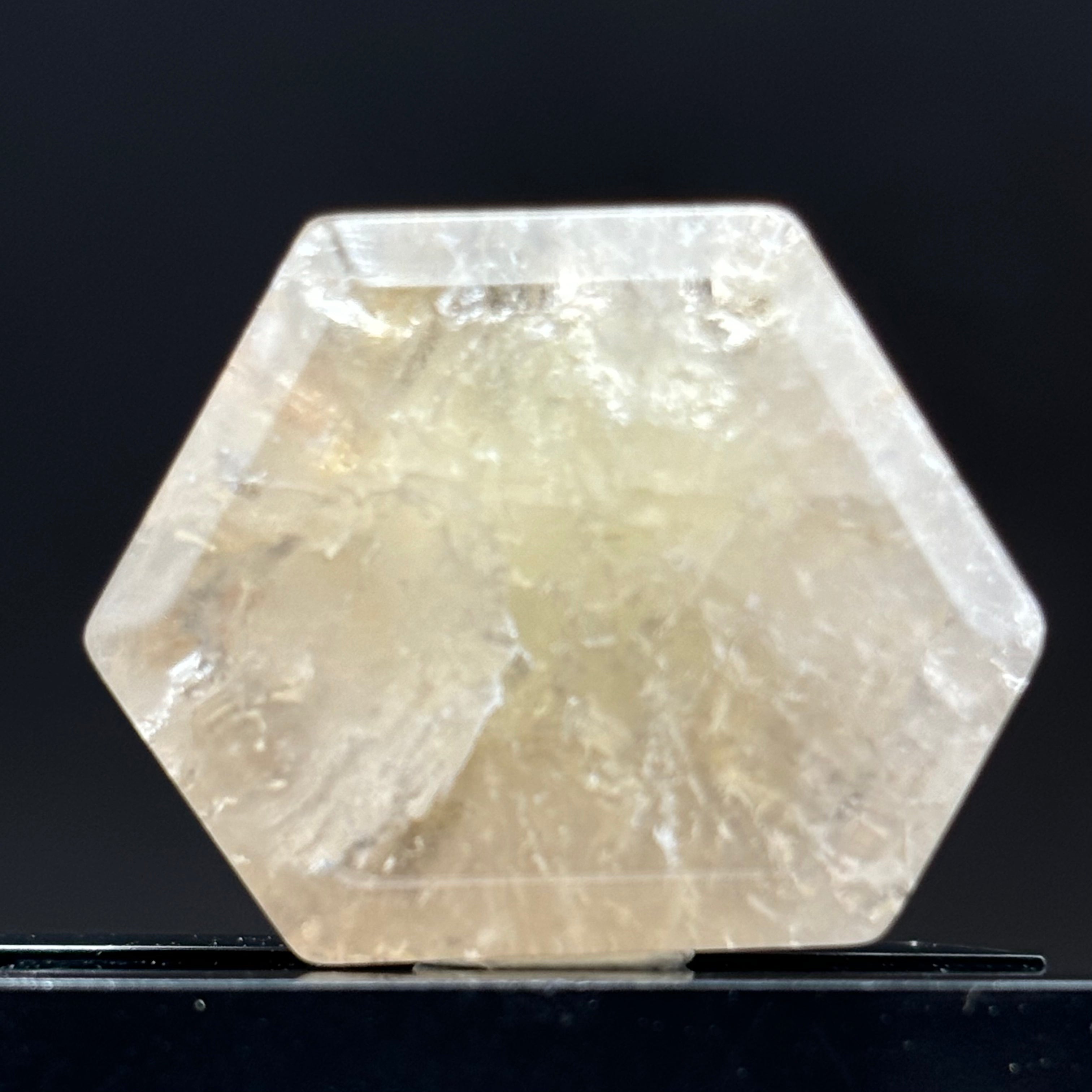 Citrine Crystal Cross-Section - 059