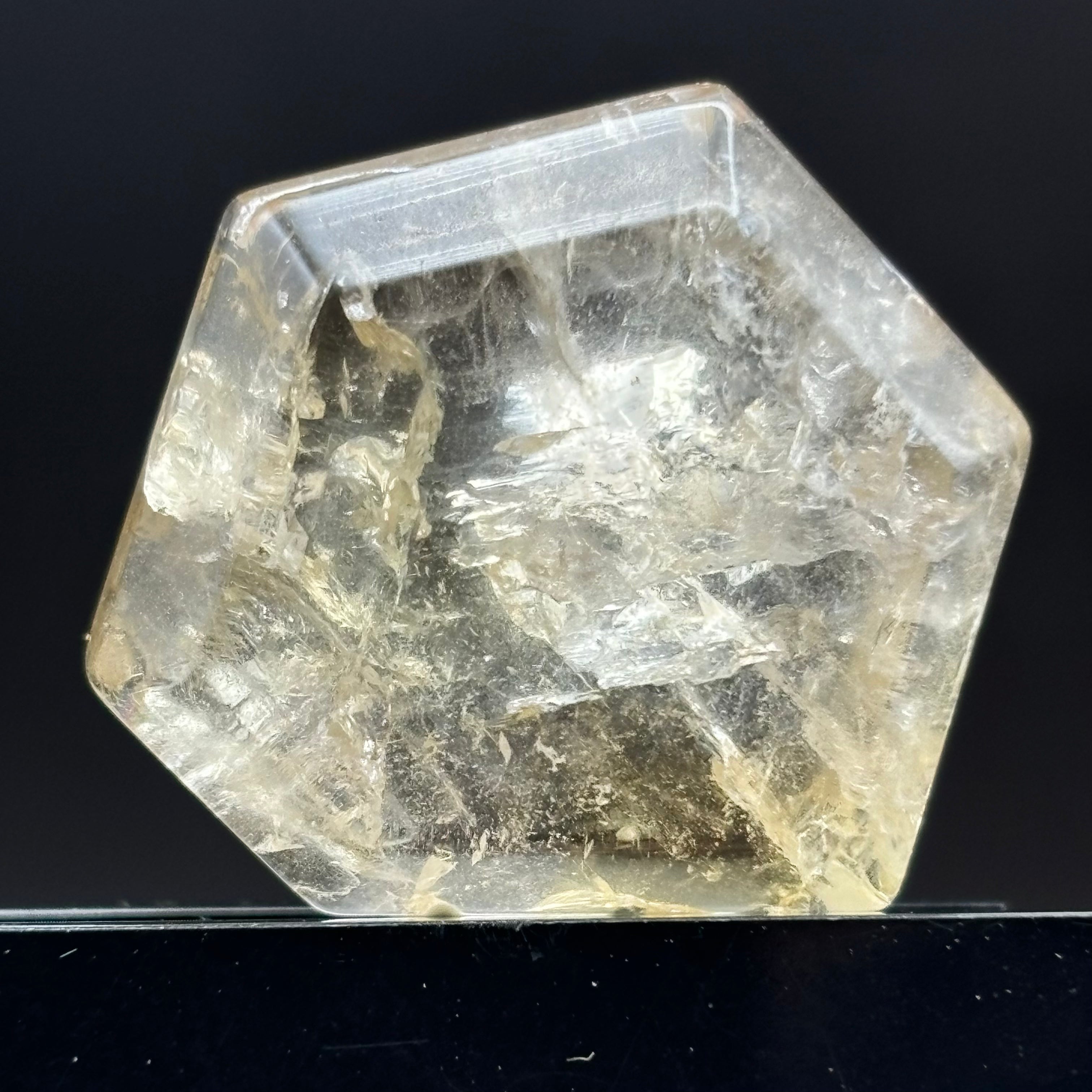 Citrine Crystal Cross-Section - 060