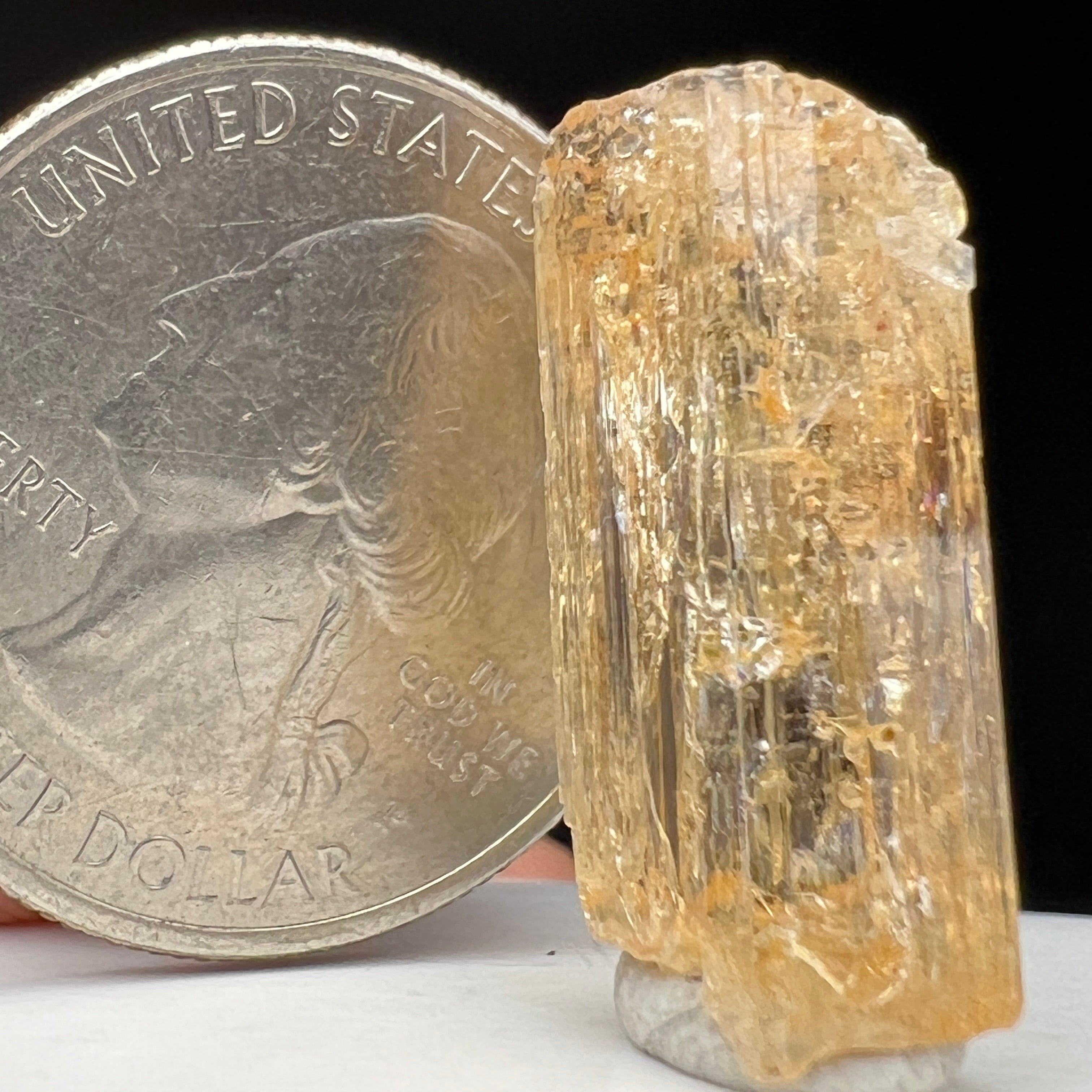Imperial Topaz Natural Full Terminated Crystal - 074