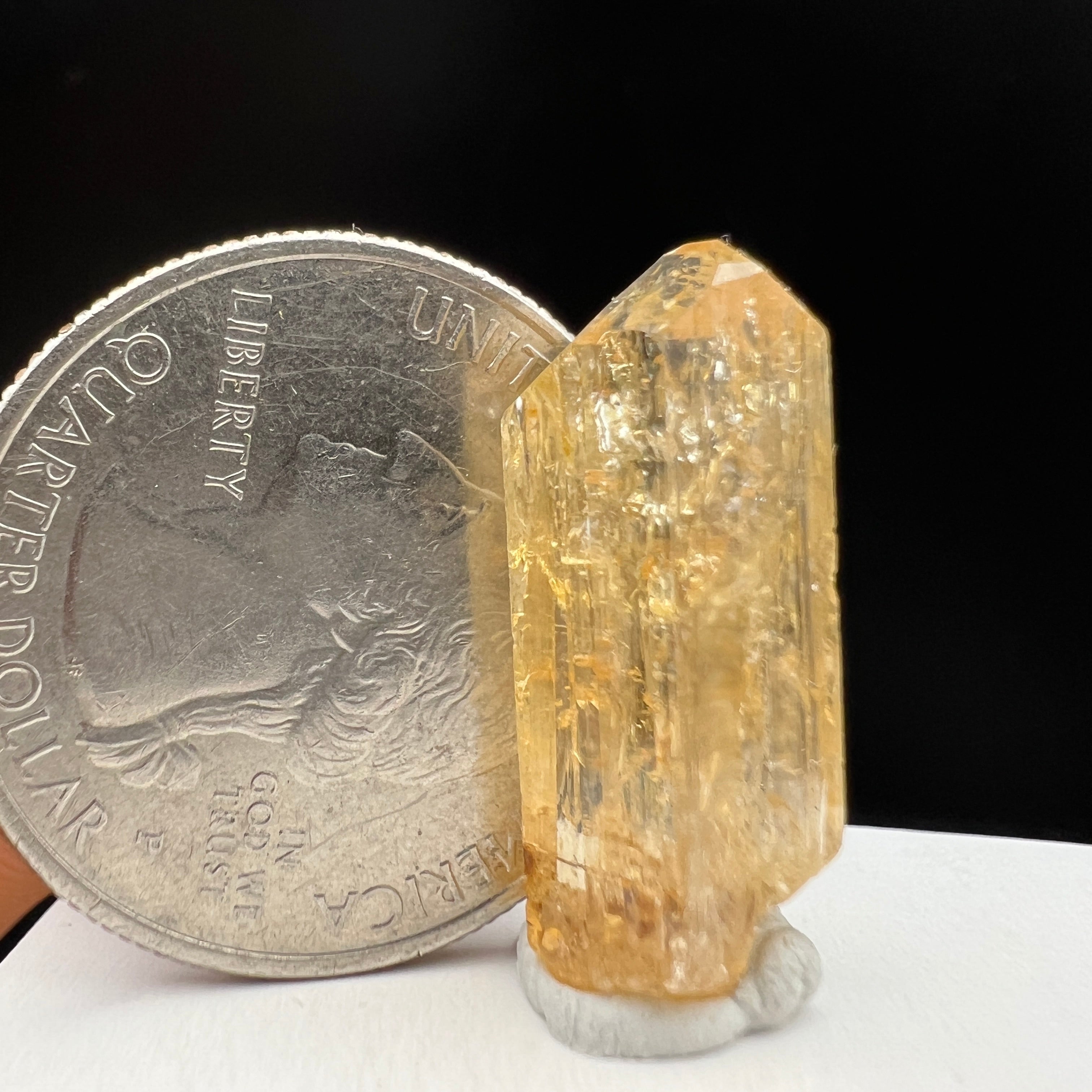 Imperial Topaz Natural Full Terminated Crystal - 083