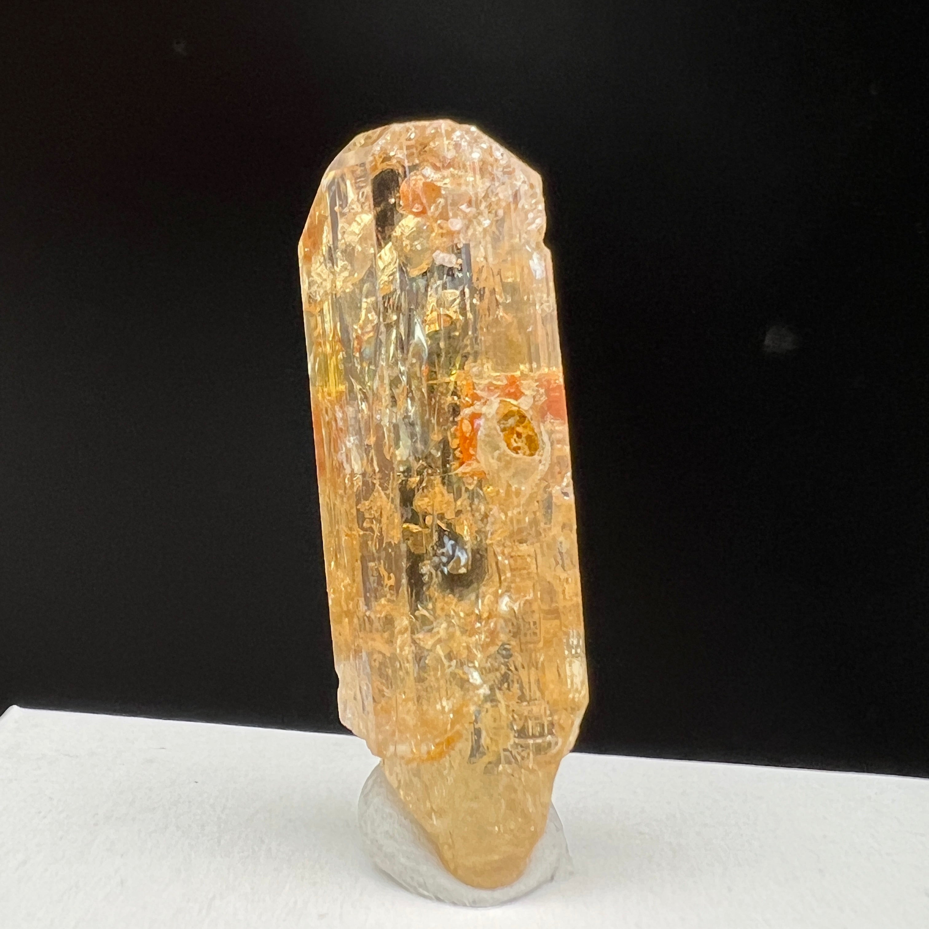 Imperial Topaz Natural Full Terminated Crystal - 086