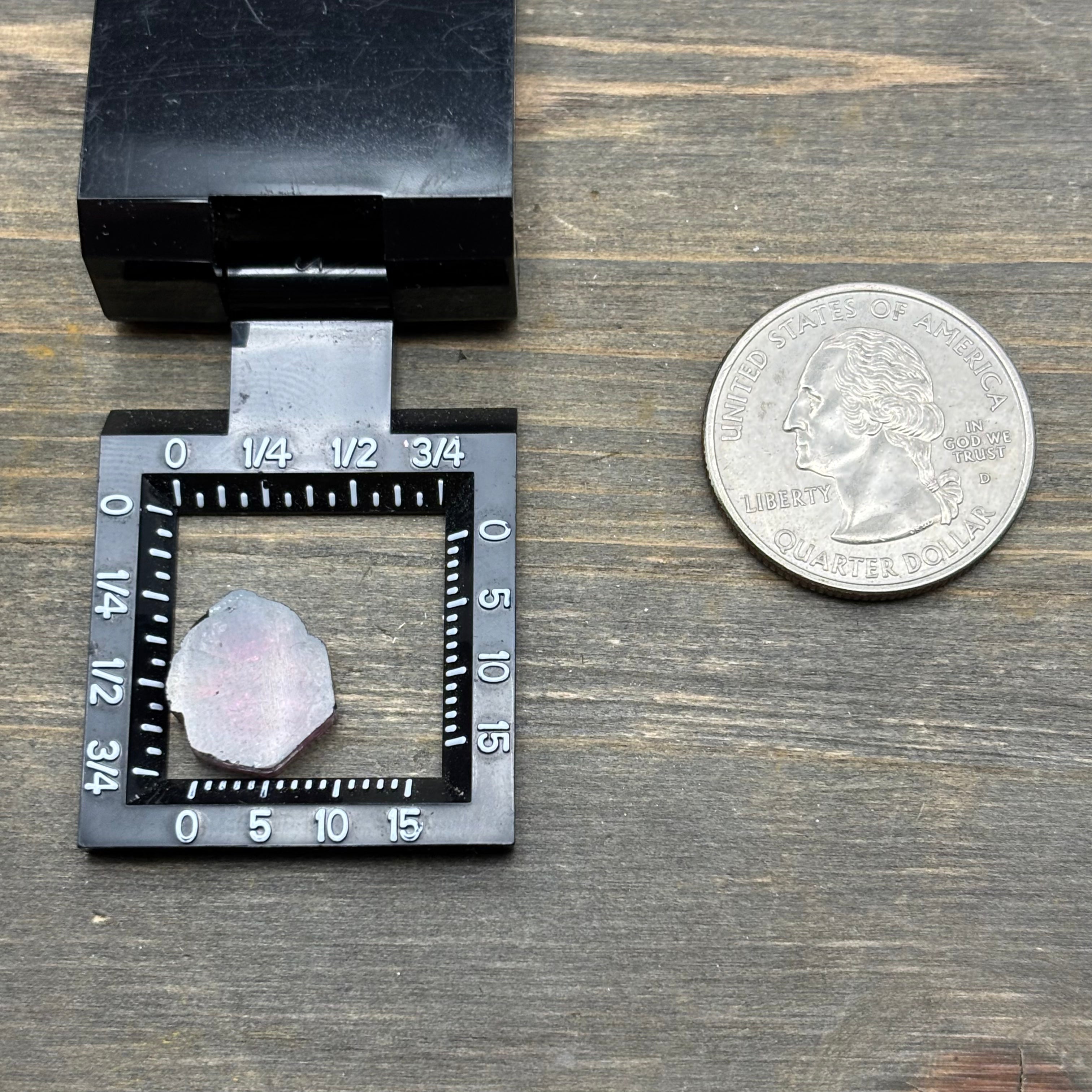 Watermelon Tourmaline Crystal Slice - 125