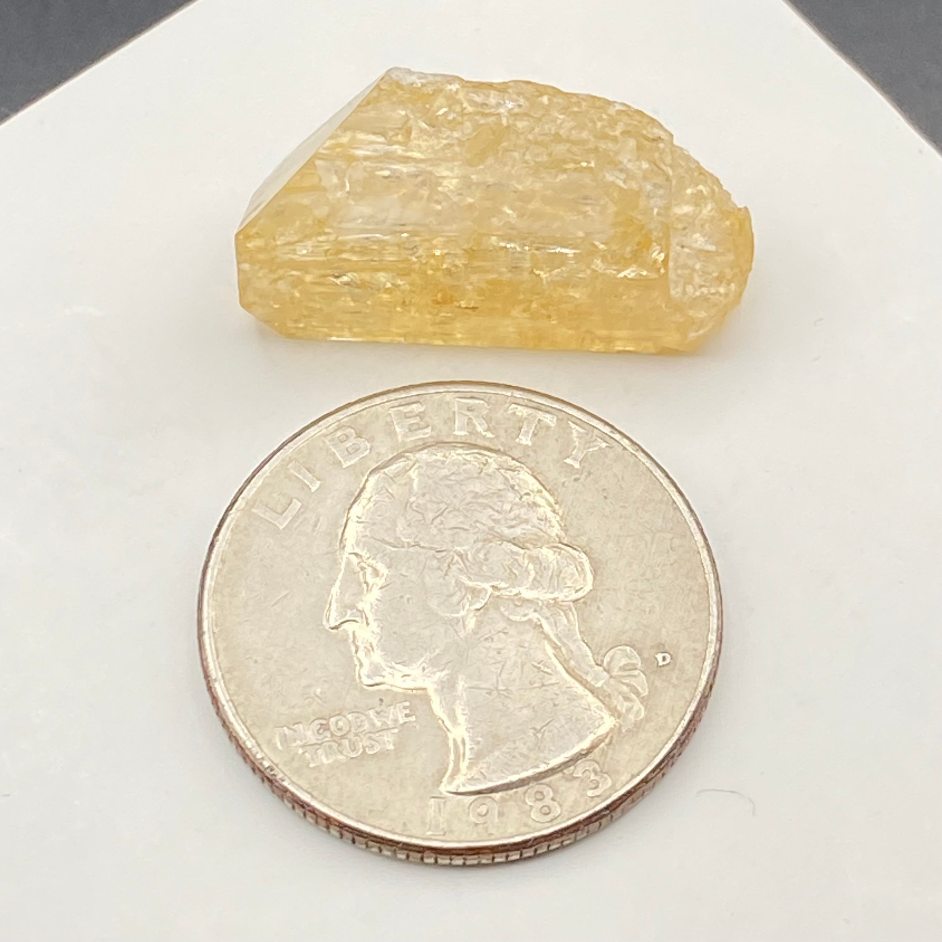 Imperial Topaz Natural Full Terminated Crystal - 132