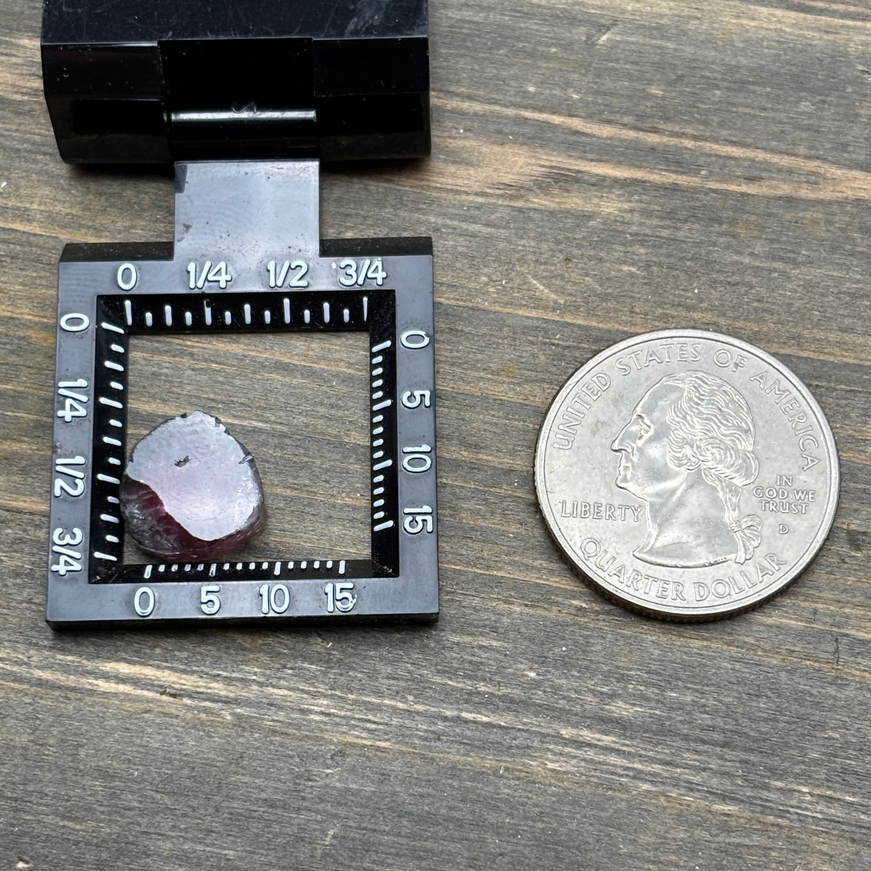 Watermelon Tourmaline Crystal Slice - 138
