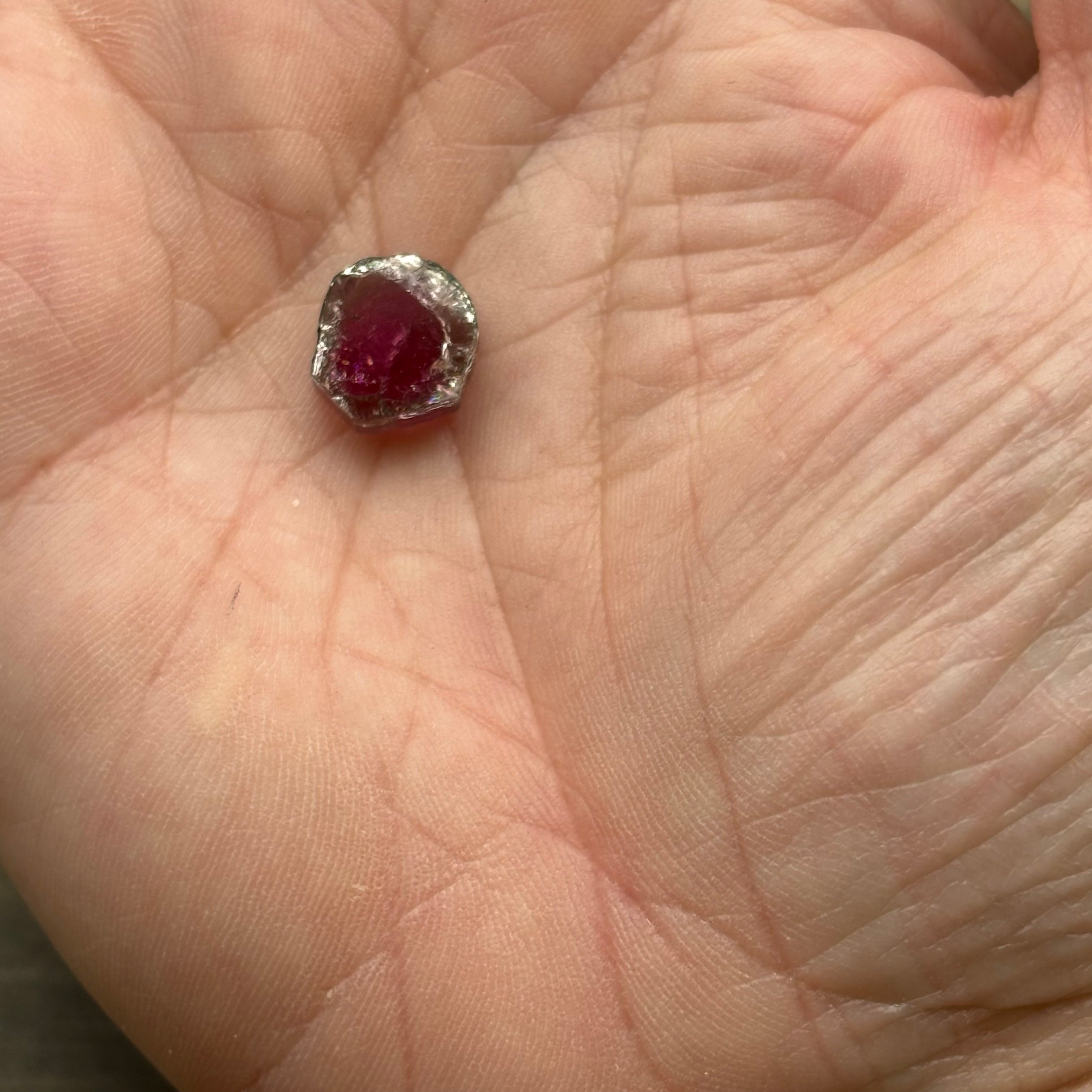 Watermelon Tourmaline Crystal Slice - 142