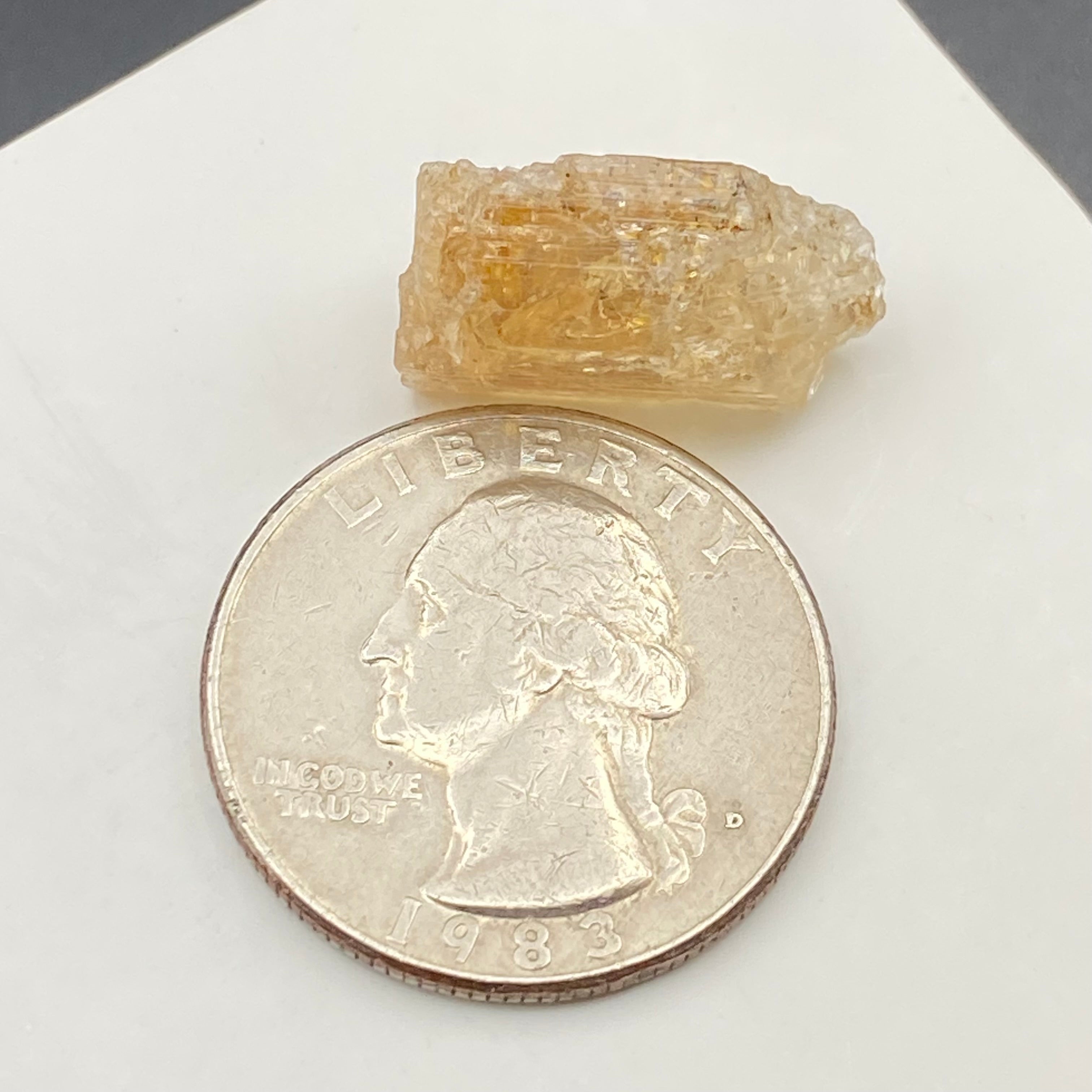 Imperial Topaz Non-Terminated Crystal - 134