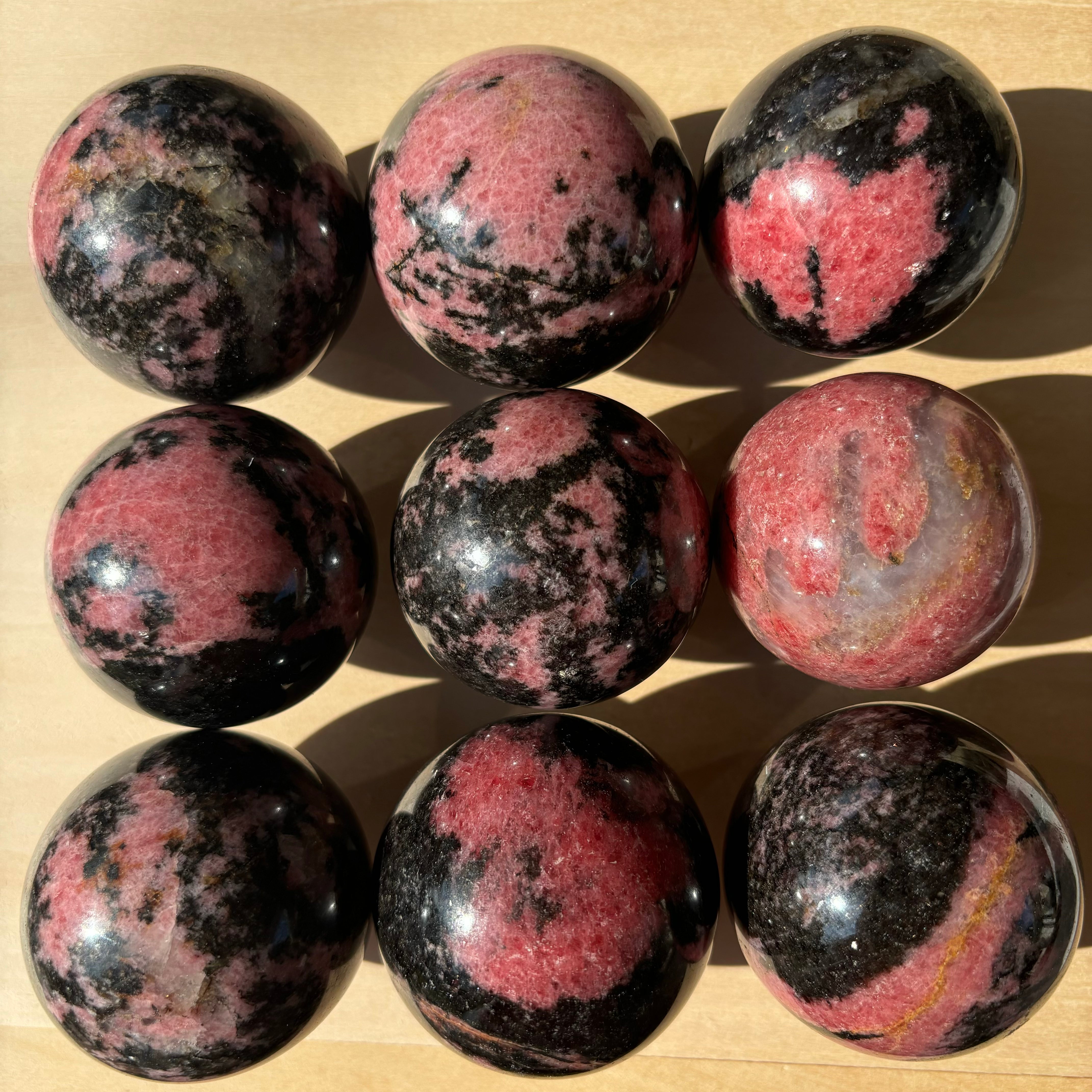 Rhodonite Sphere