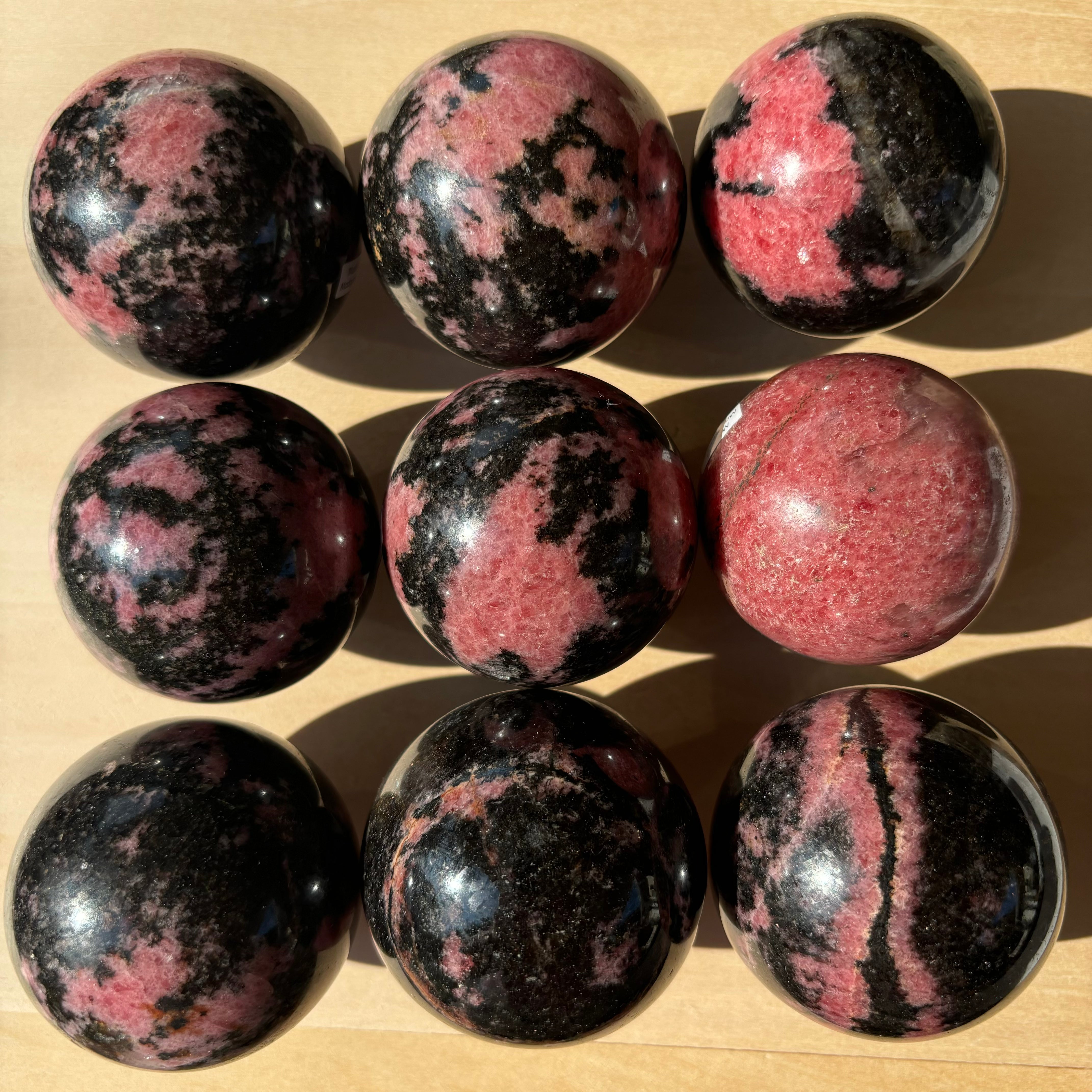 Rhodonite Sphere