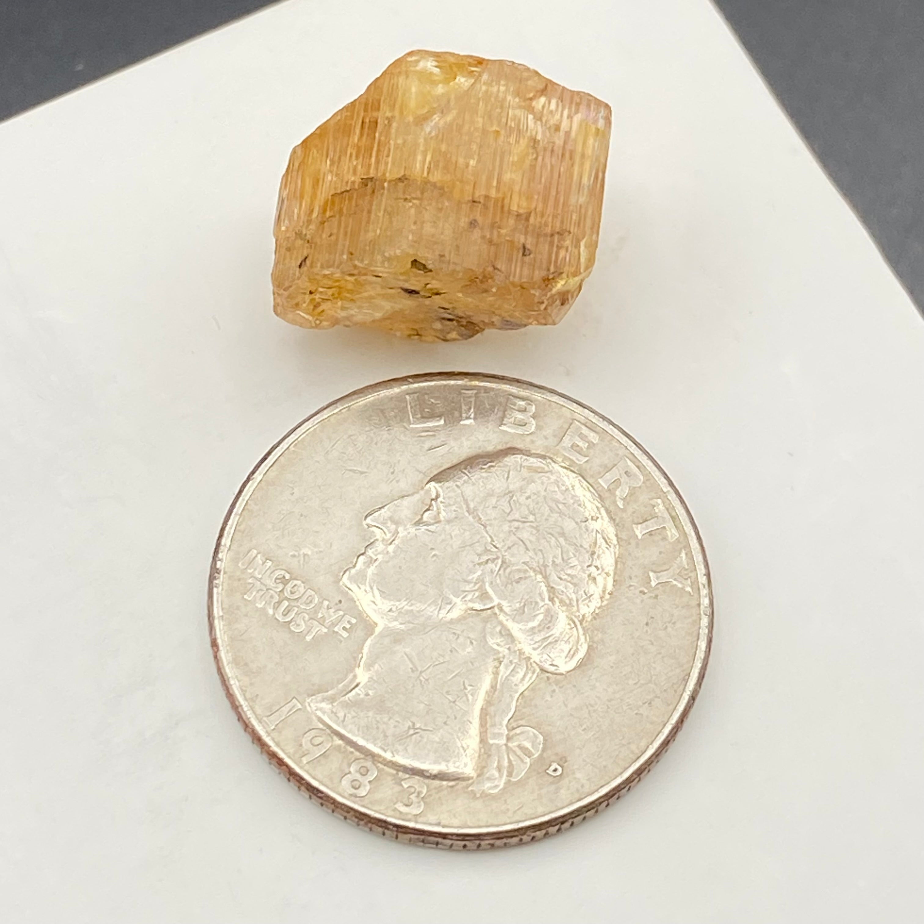 Imperial Topaz Non-Terminated Crystal - 146