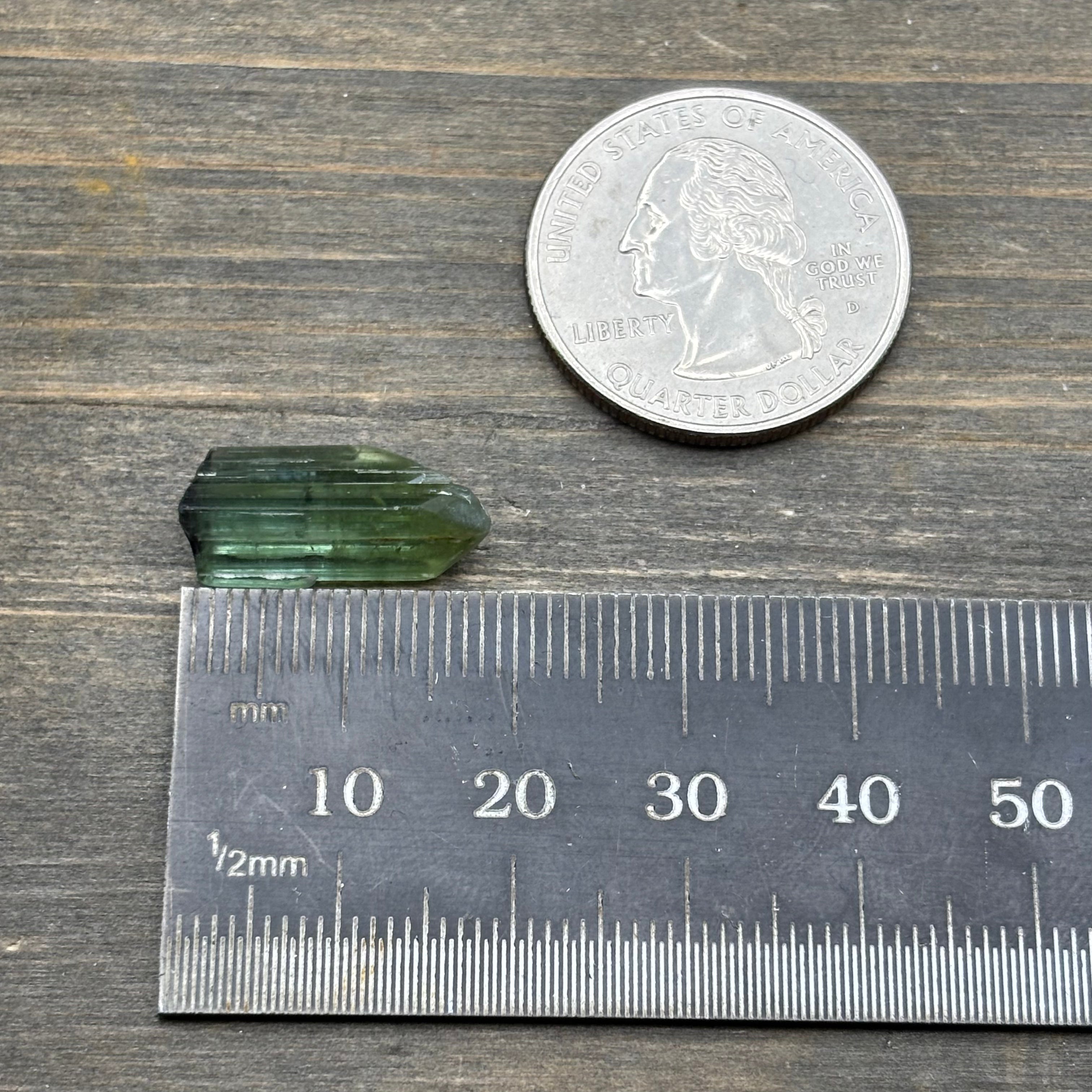 Green Tourmaline Crystal - 101