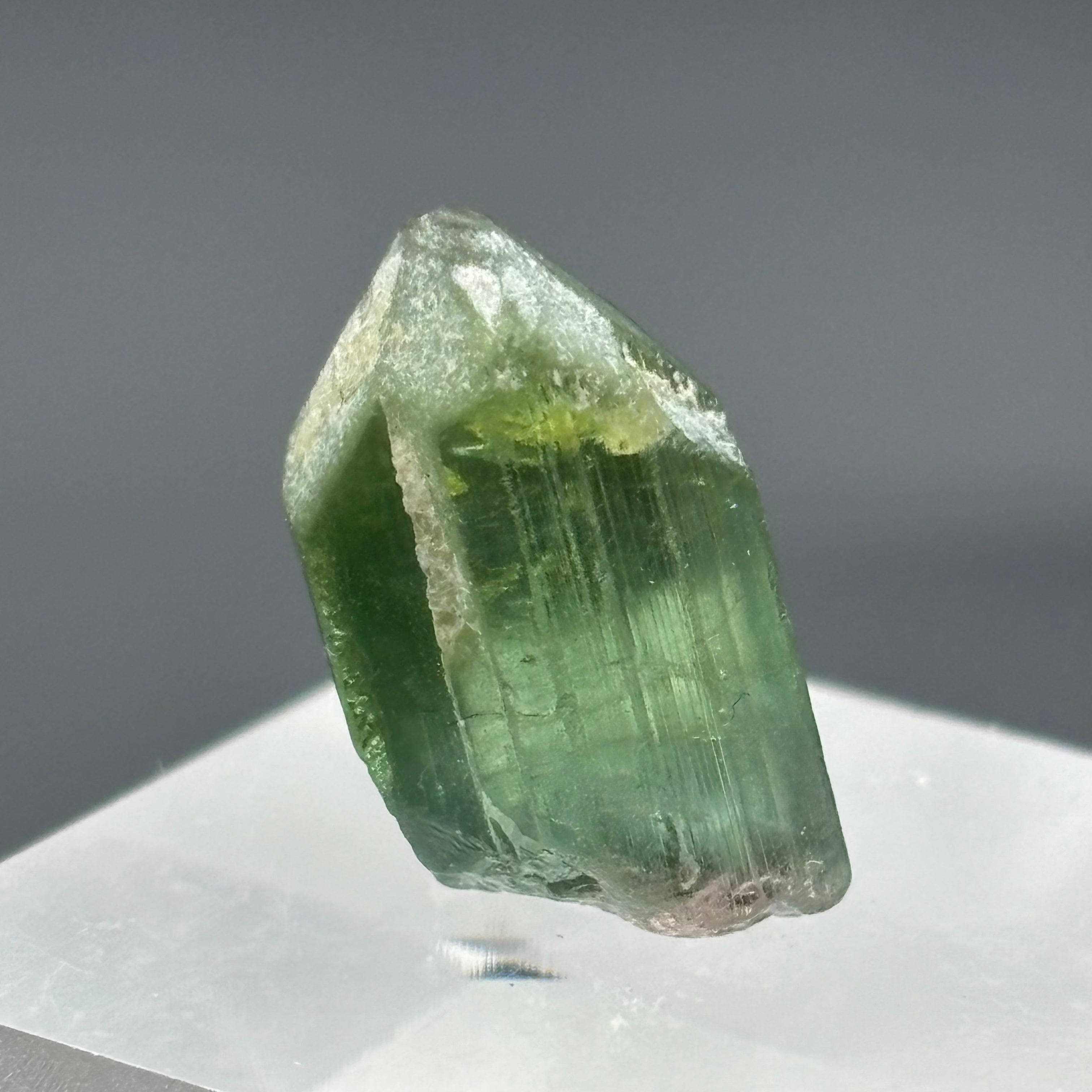 Green Tourmaline Crystal - 107