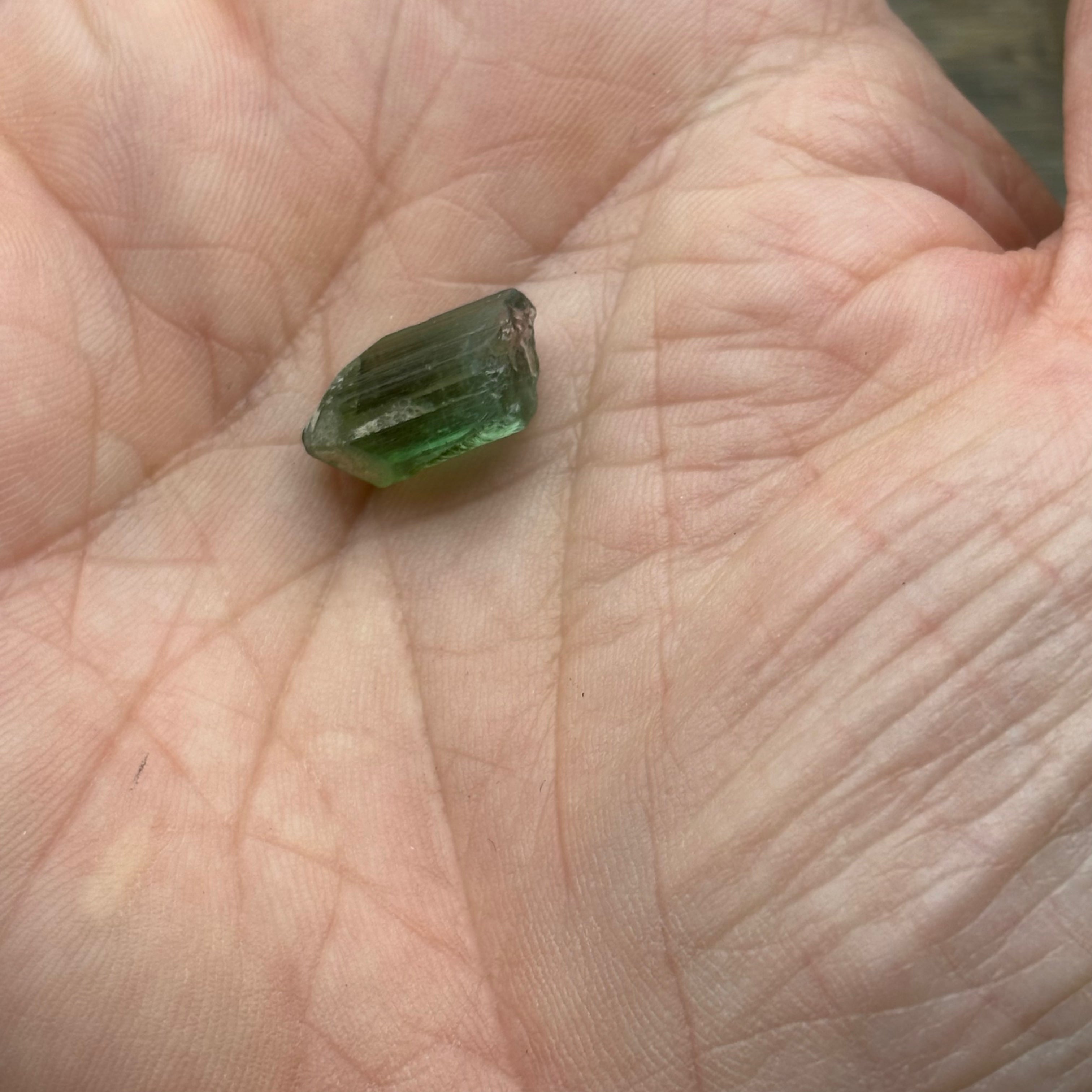 Green Tourmaline Crystal - 107