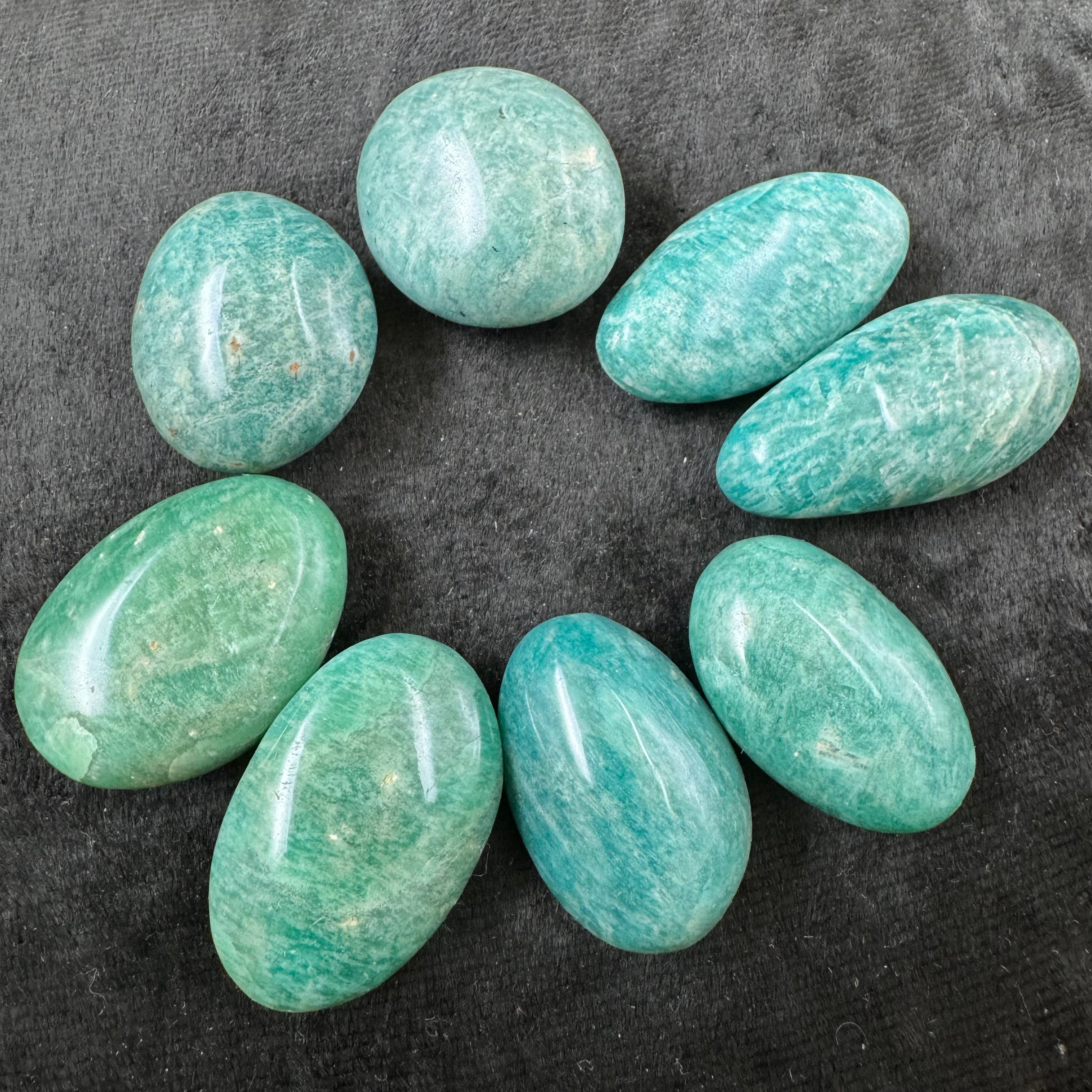 Deep Color Amazonite Pair