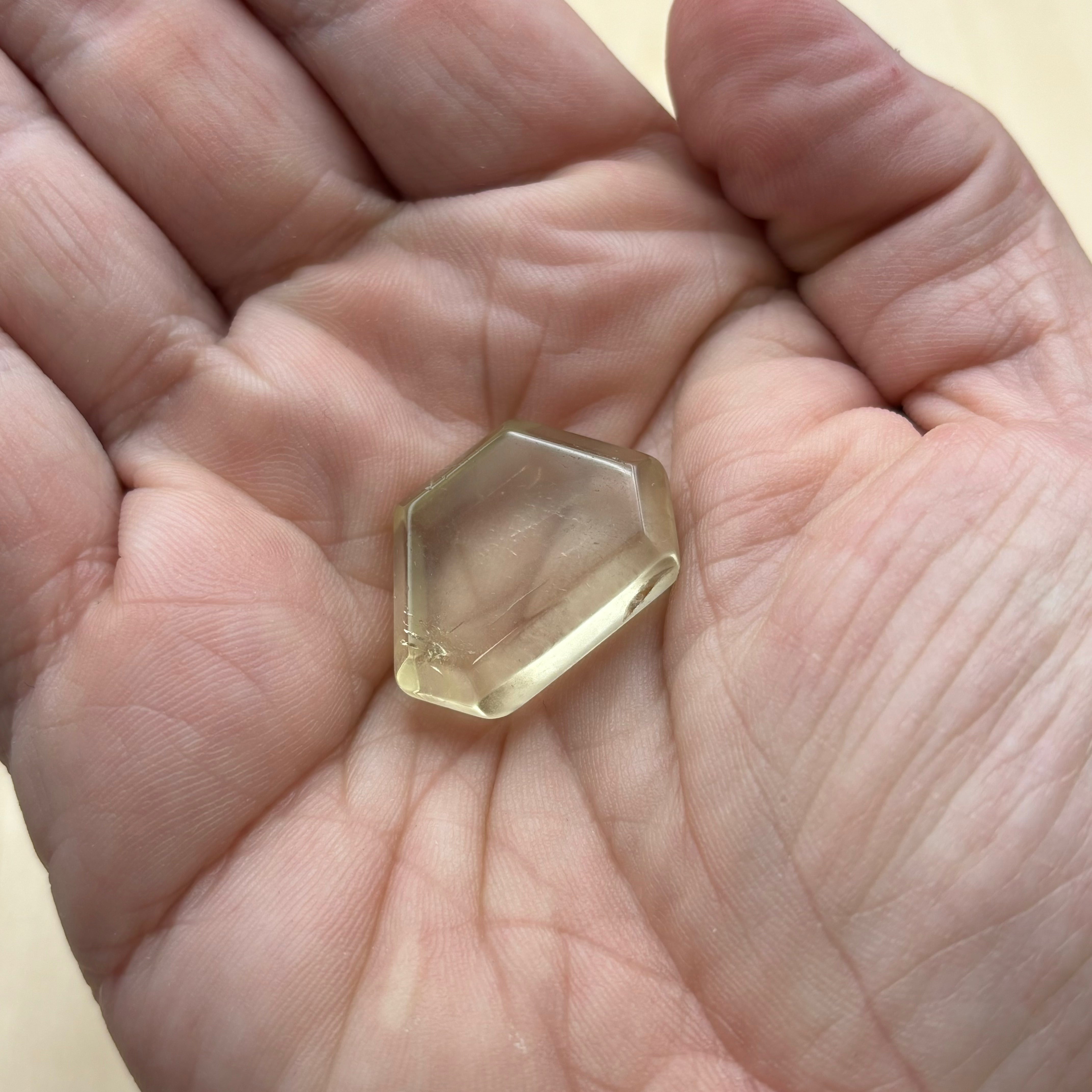 Citrine Crystal Cross-Section - 067