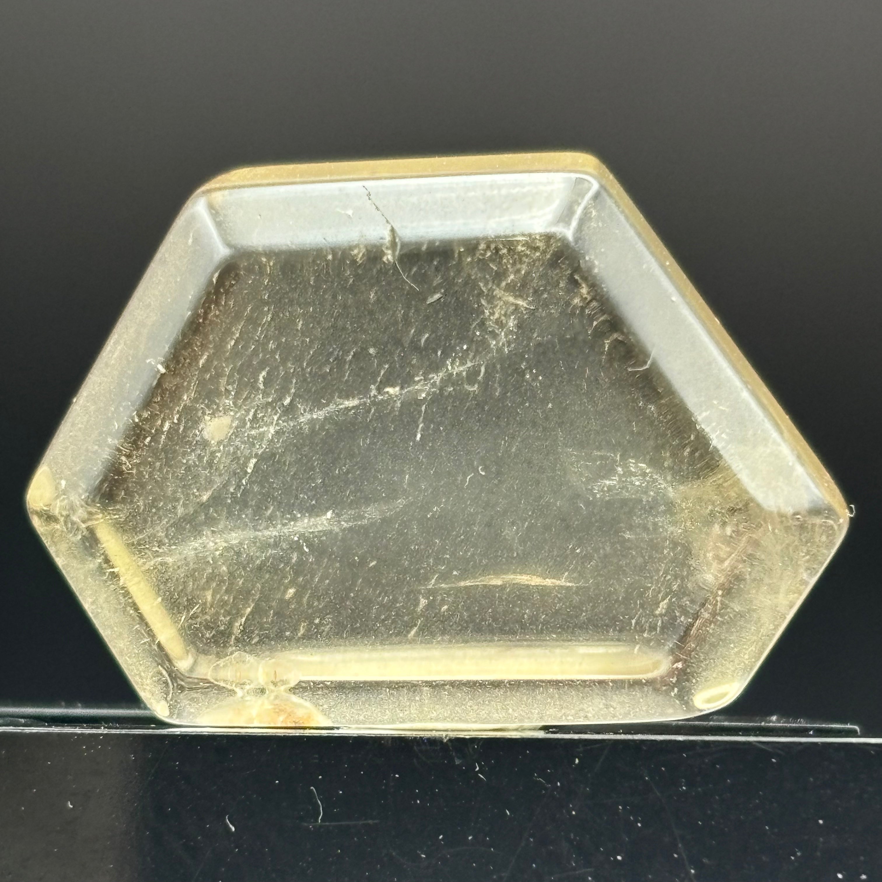Citrine Crystal Cross-Section - 067