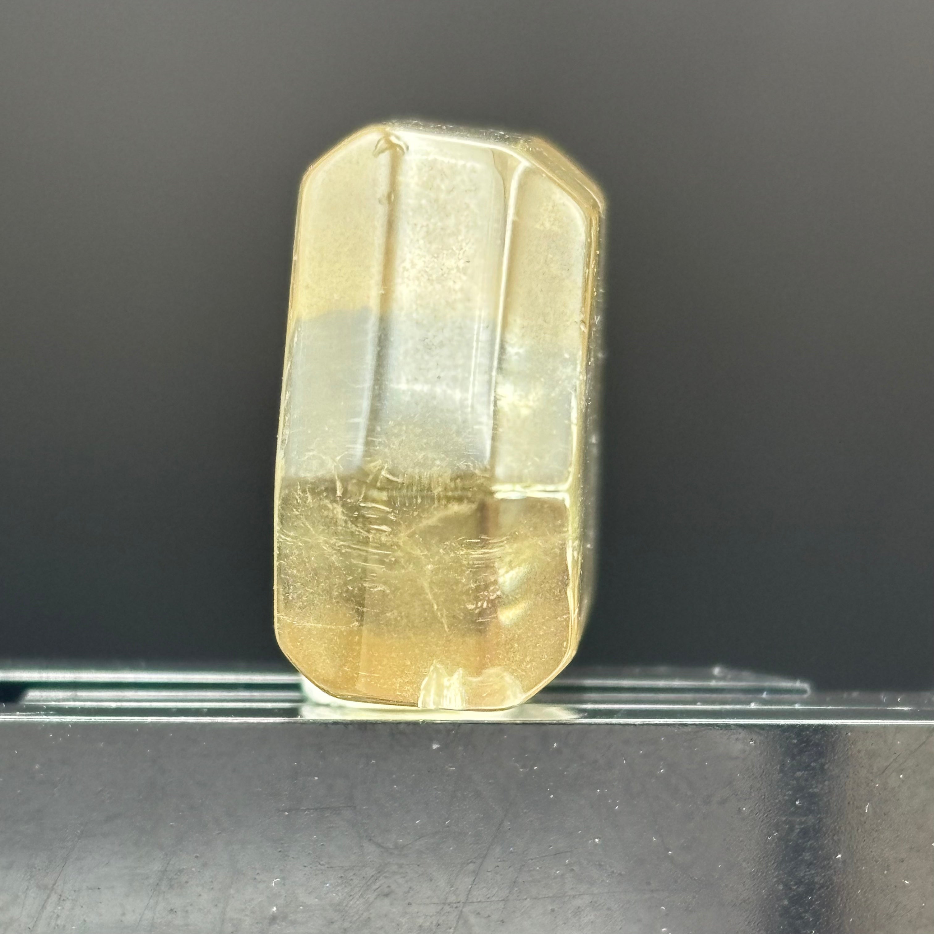 Citrine Crystal Cross-Section - 067