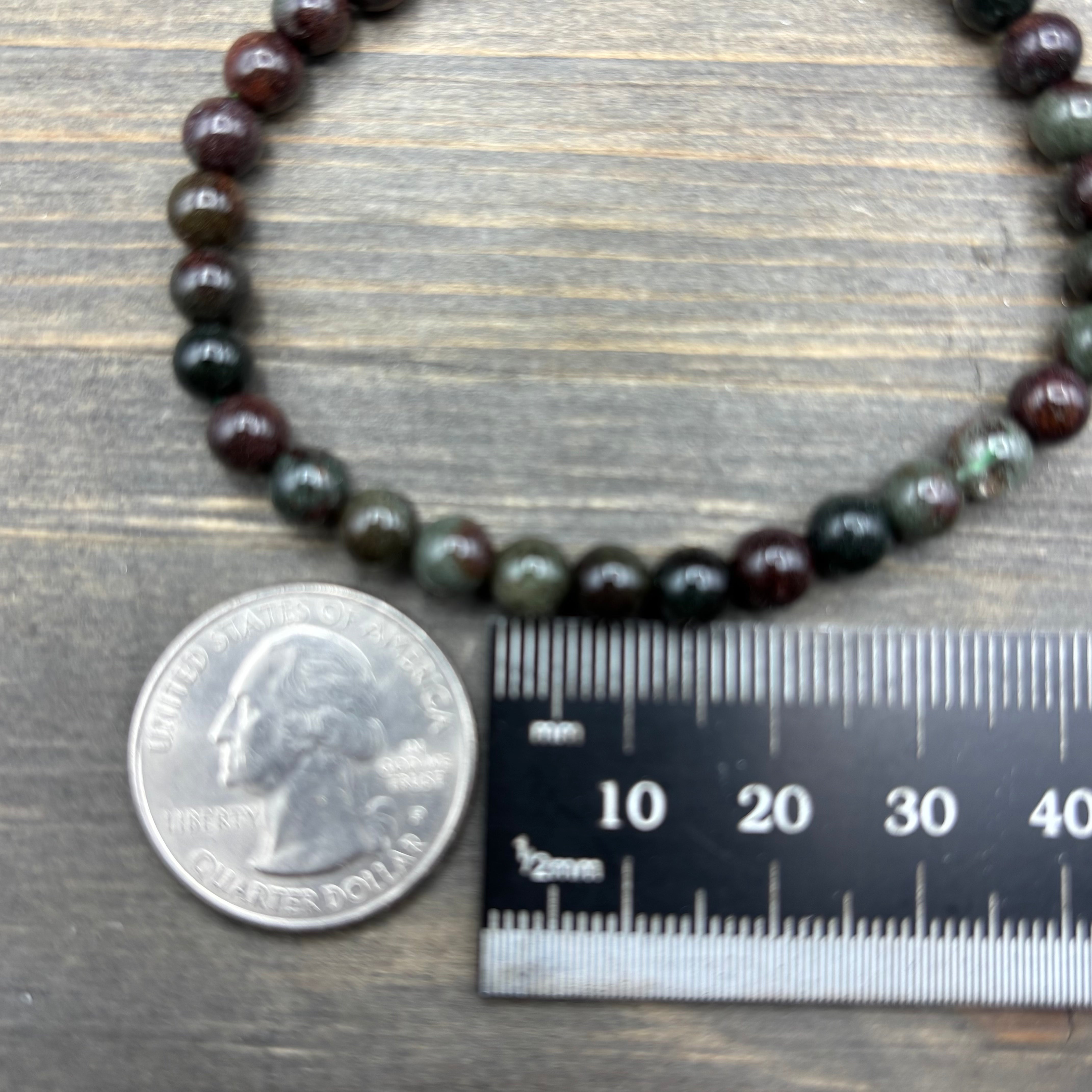 Garden Quartz/Green Ghost Bracelet
