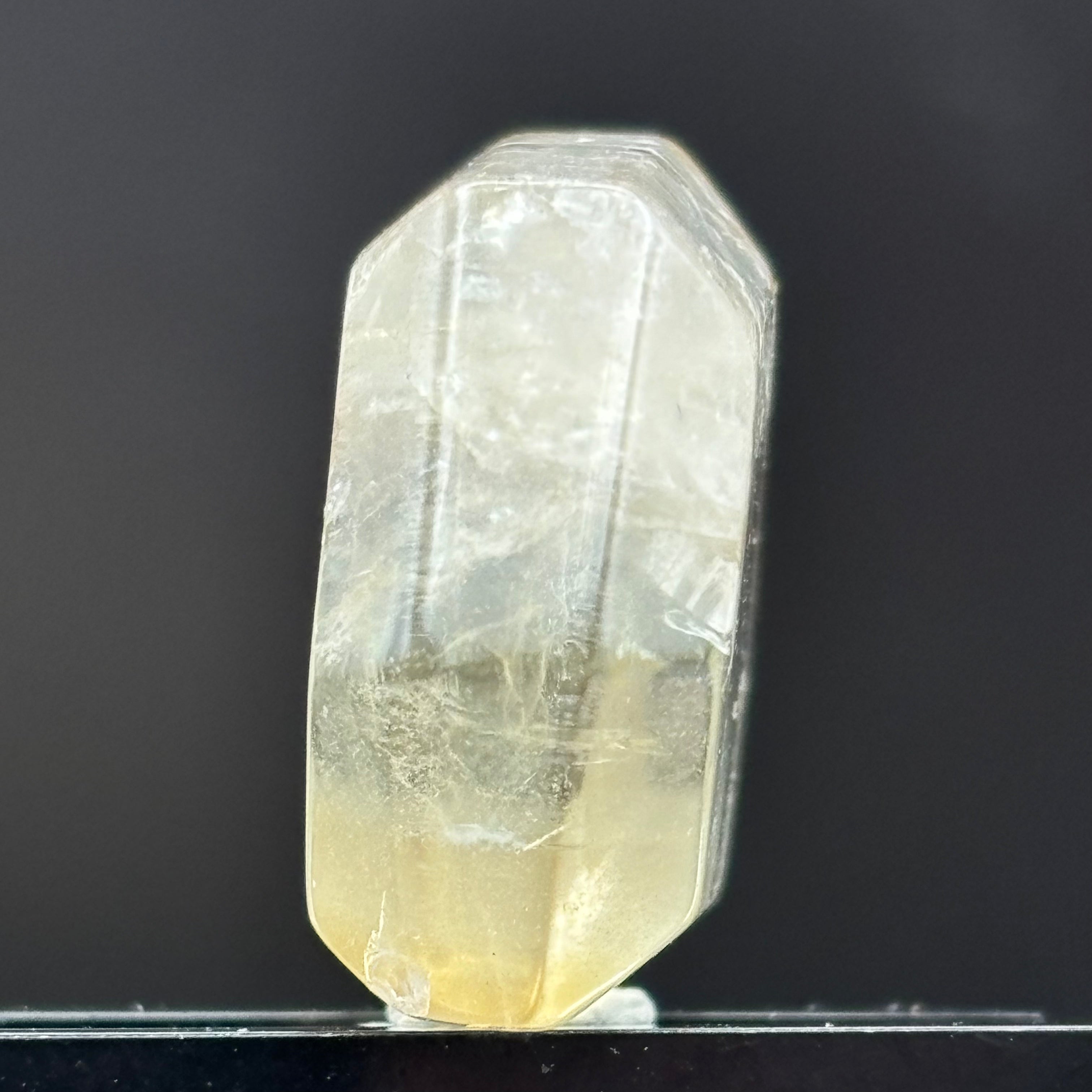 Citrine Crystal Cross-Section - 083