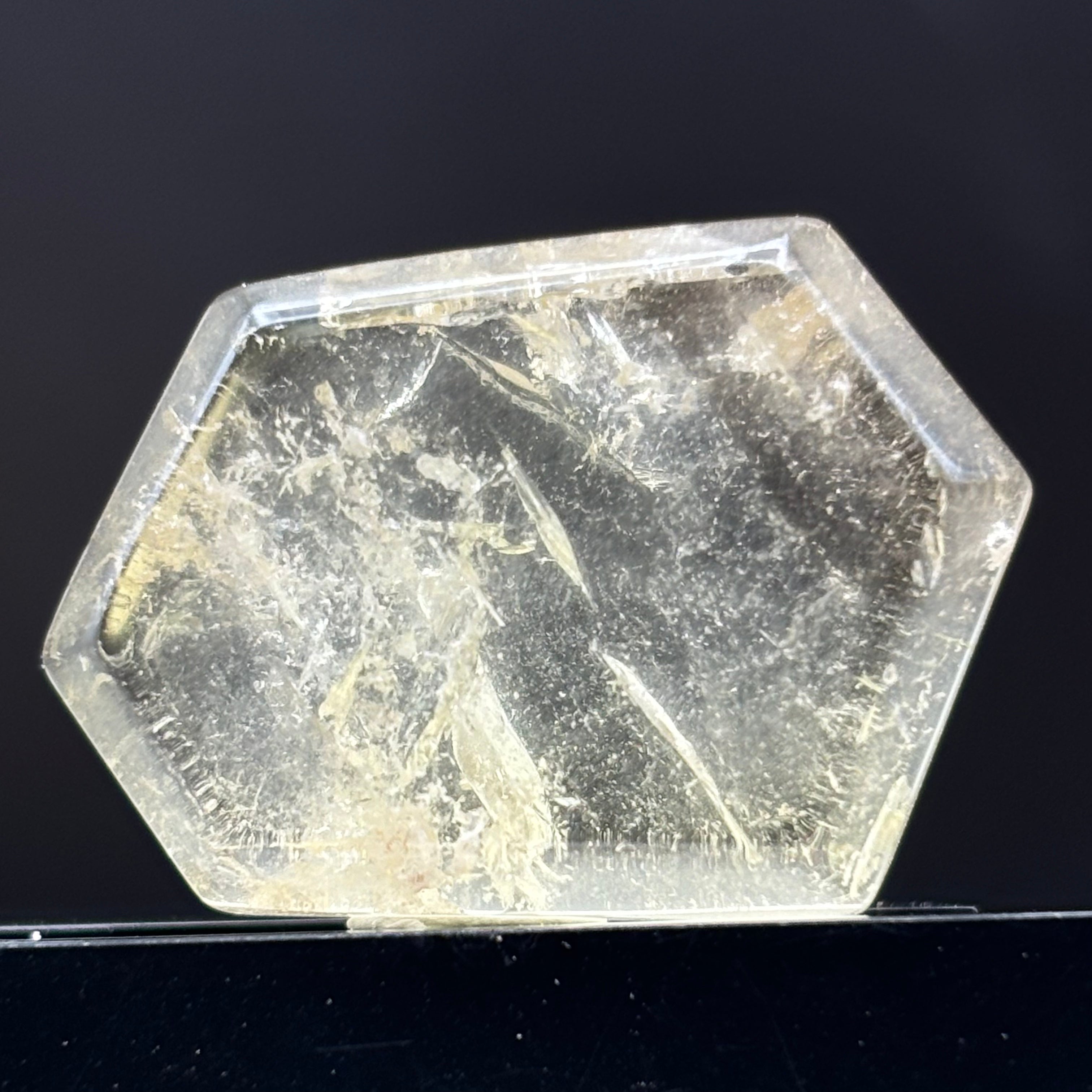 Citrine Crystal Cross-Section - 084
