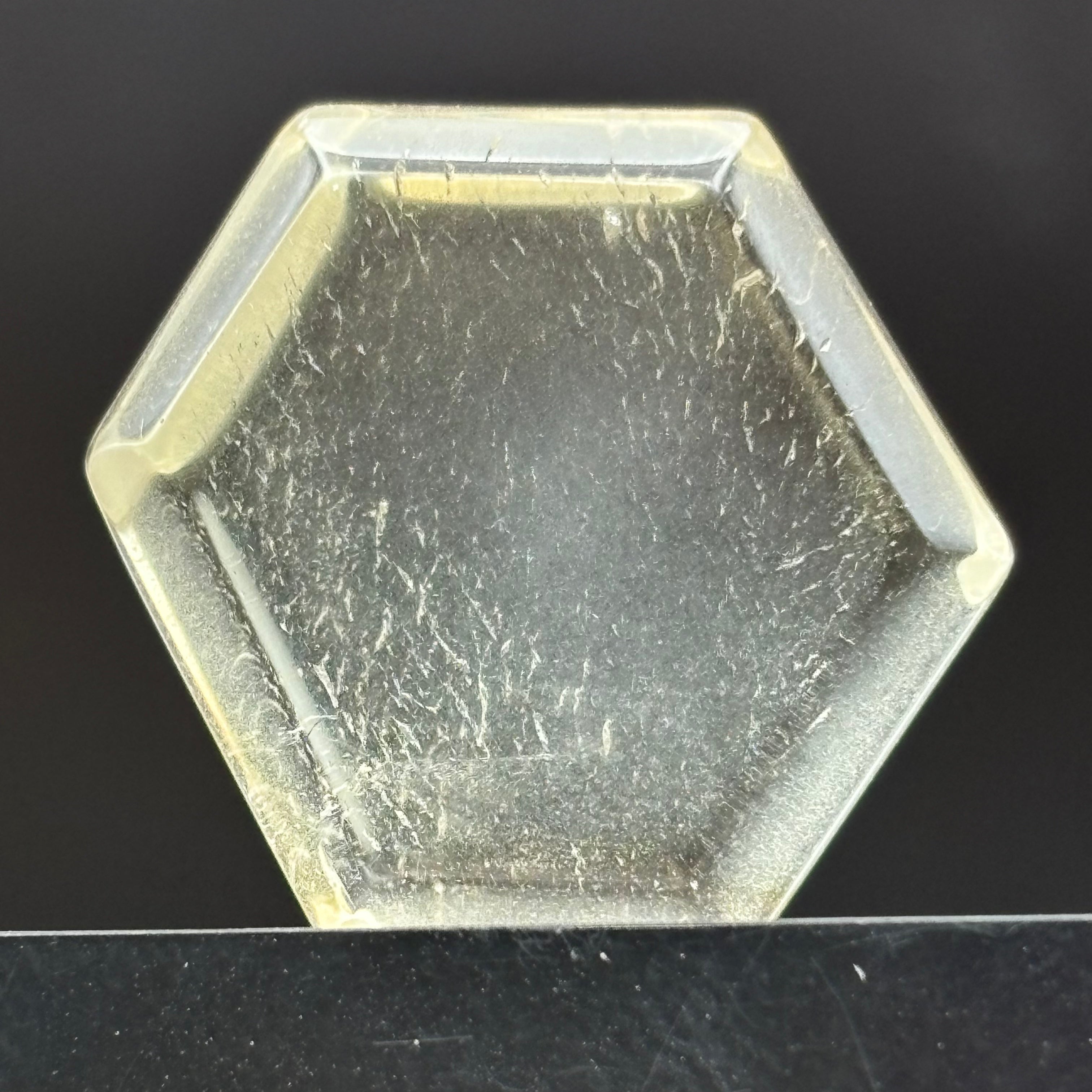 Citrine Crystal Cross-Section - 087