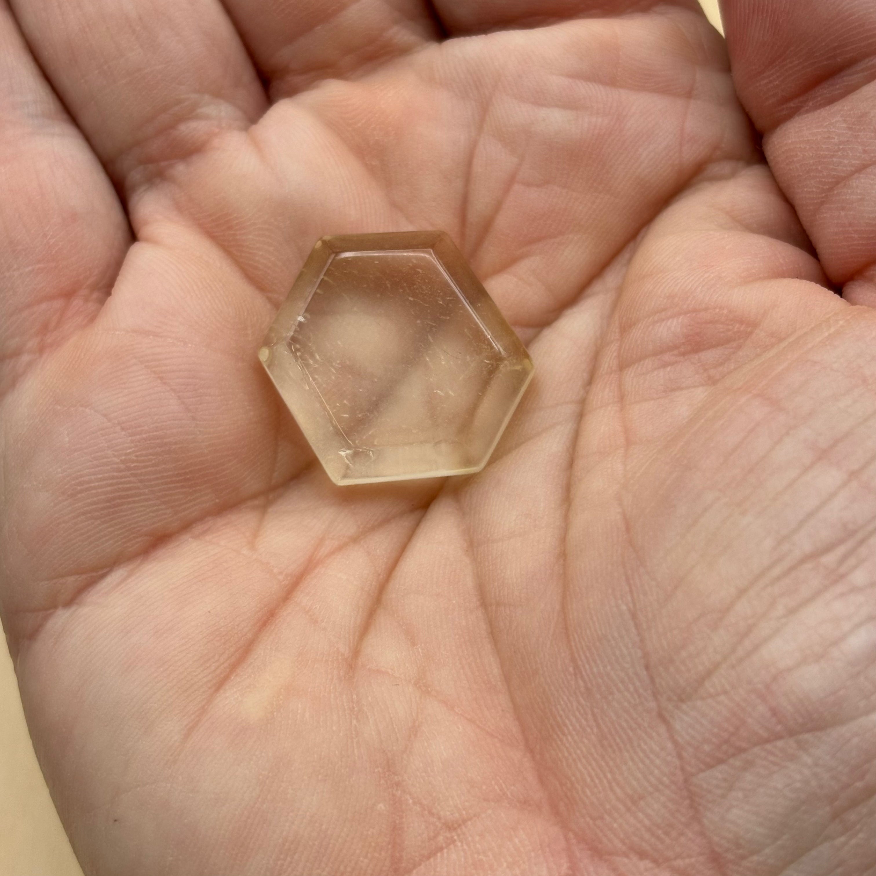 Citrine Crystal Cross-Section - 087