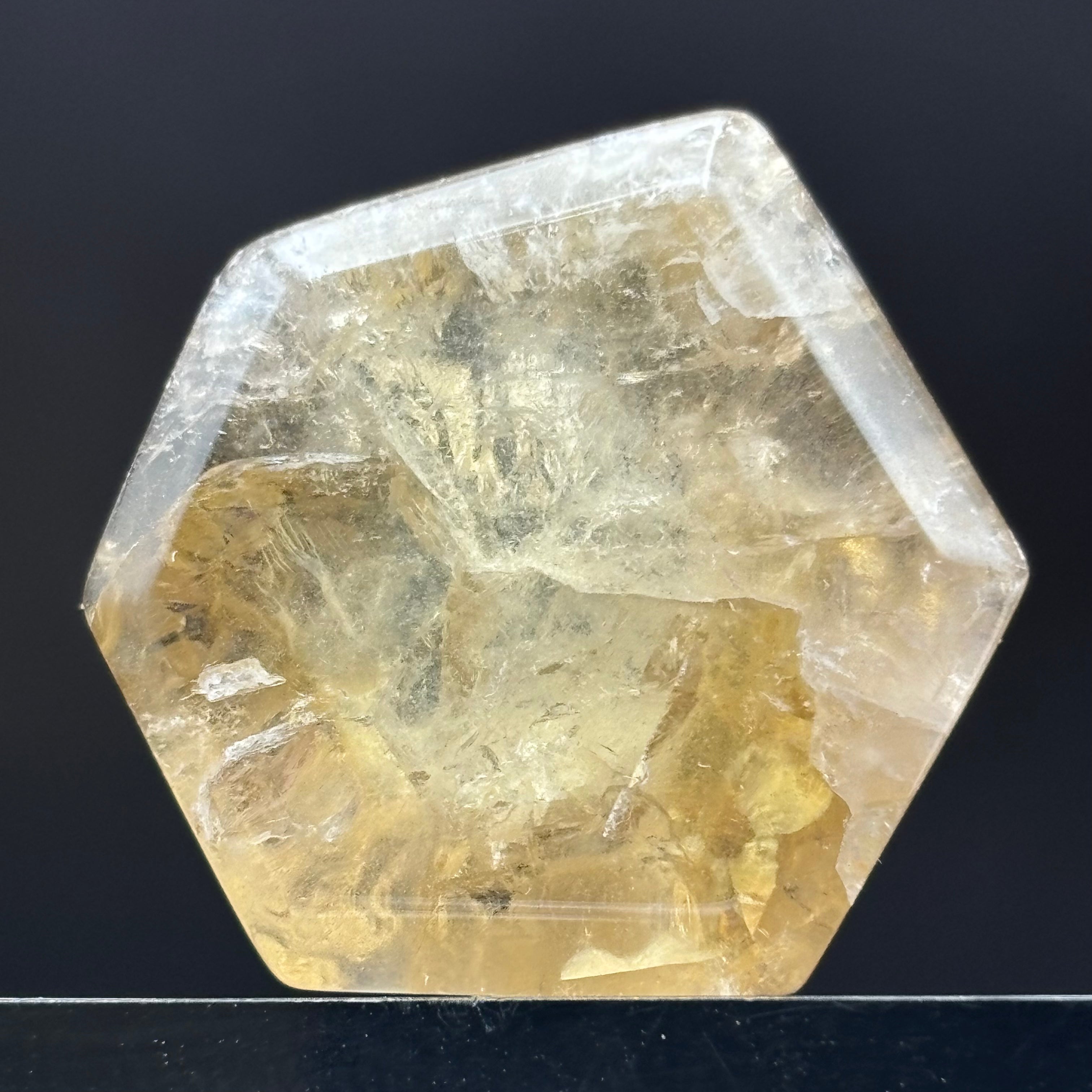Citrine Crystal Cross-Section - 099