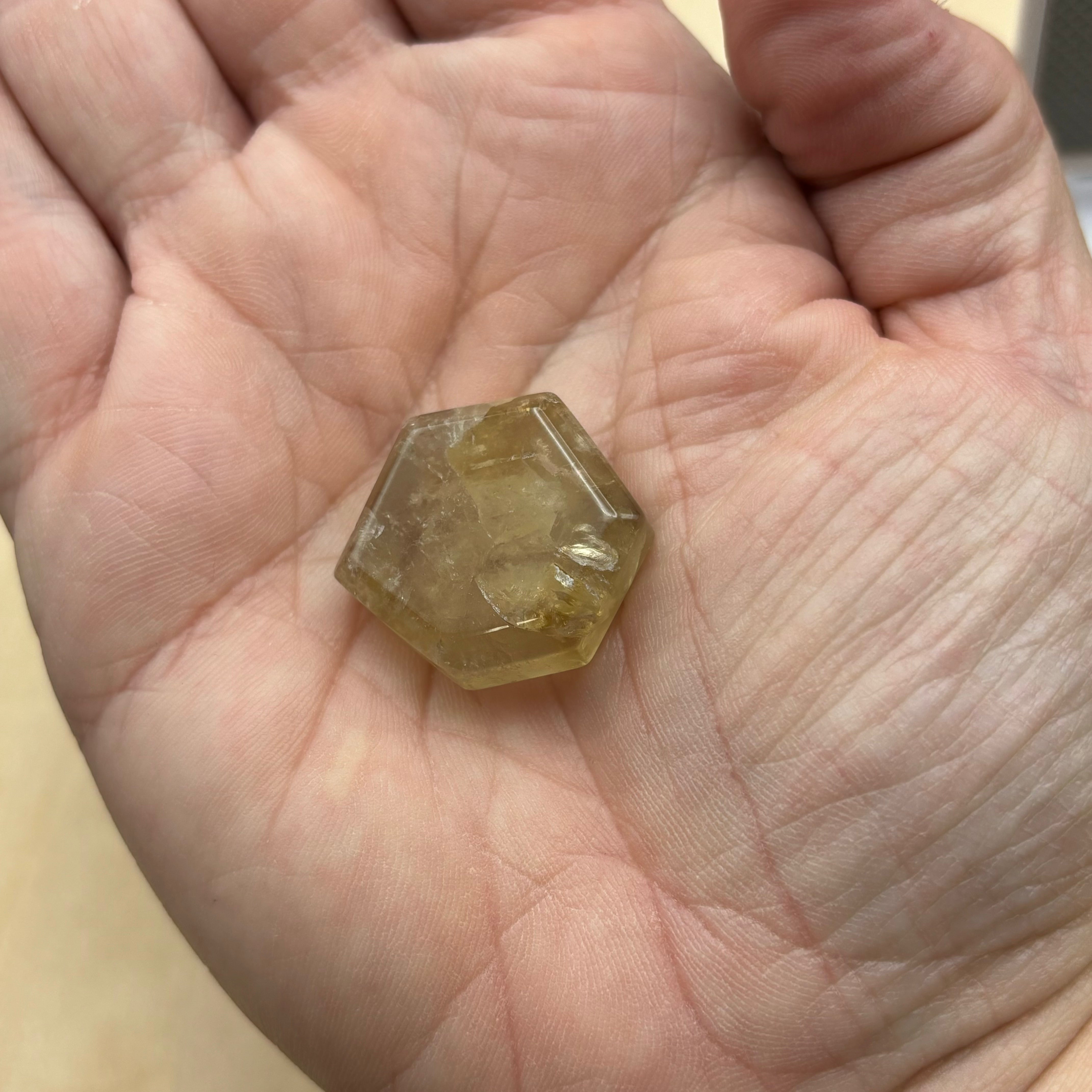 Citrine Crystal Cross-Section - 099