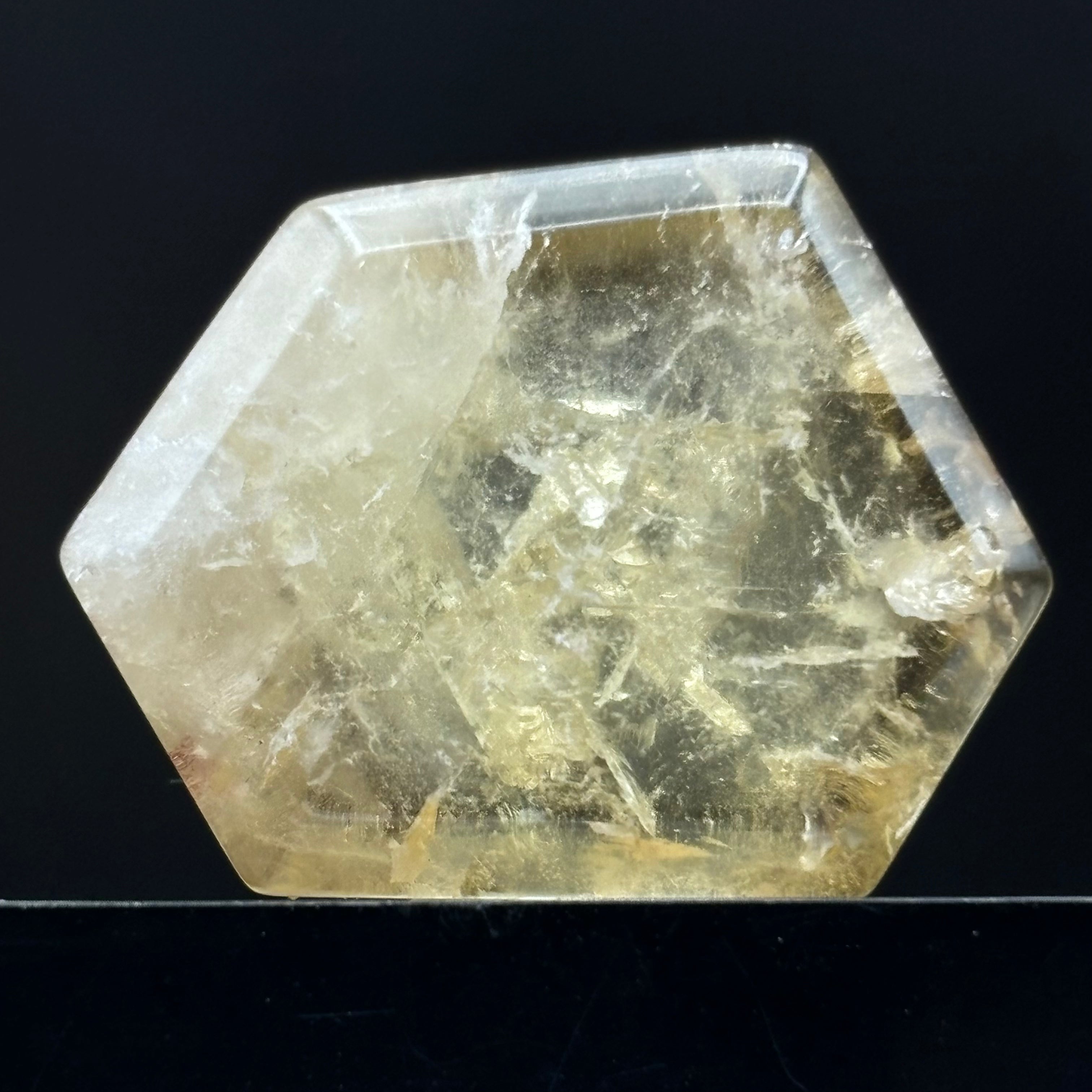 Citrine Crystal Cross-Section - 103