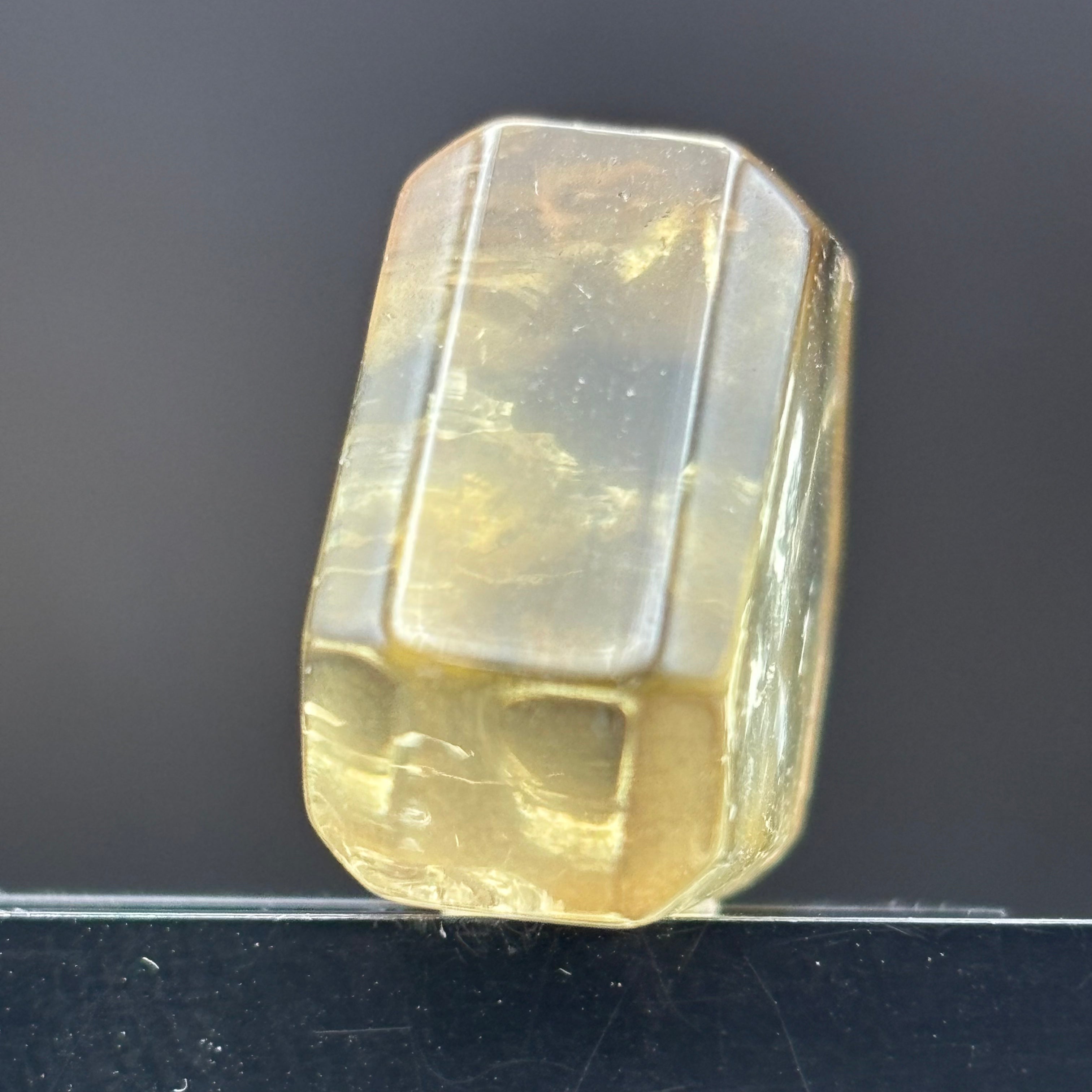 Citrine Crystal Cross-Section - 107