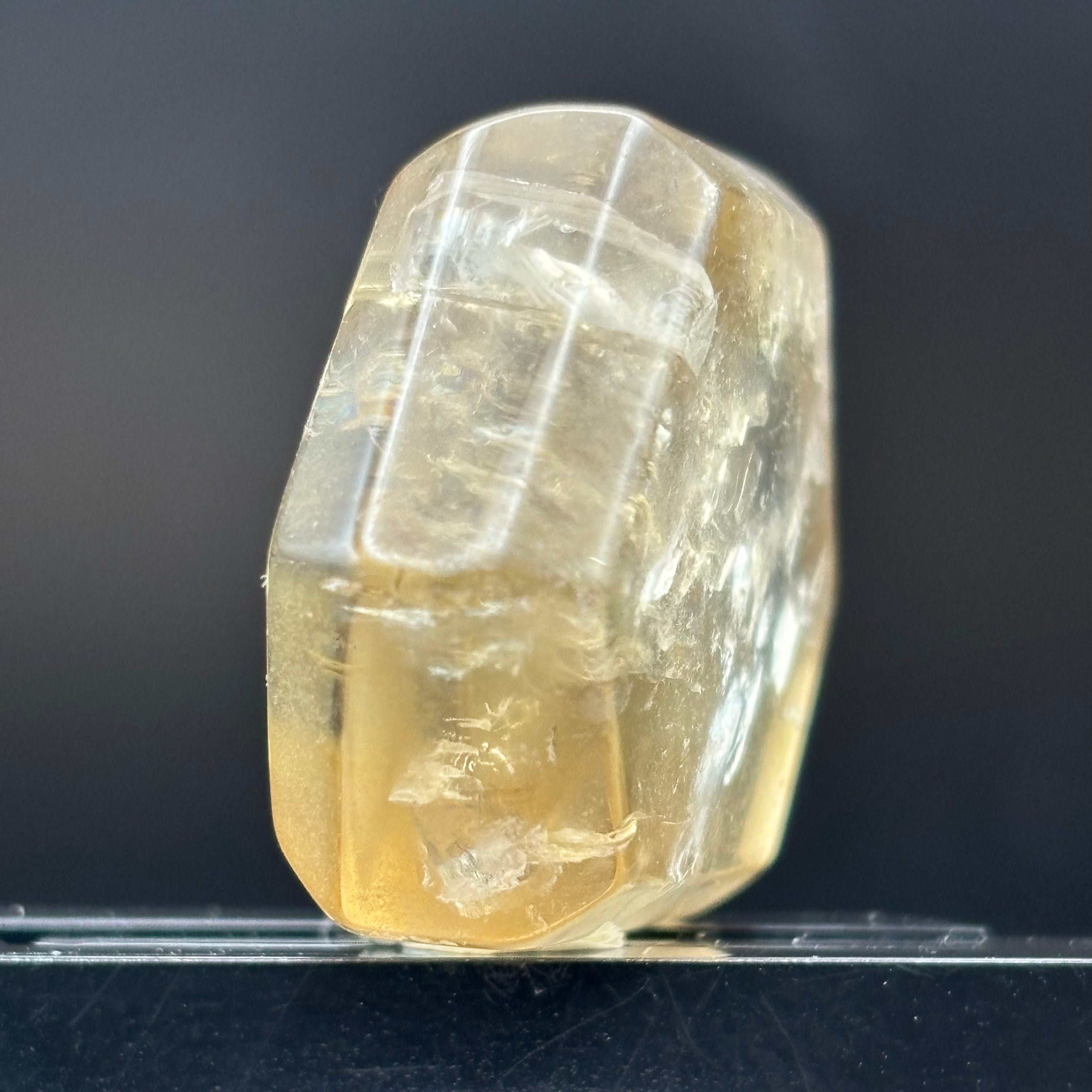 Citrine Crystal Cross-Section - 109