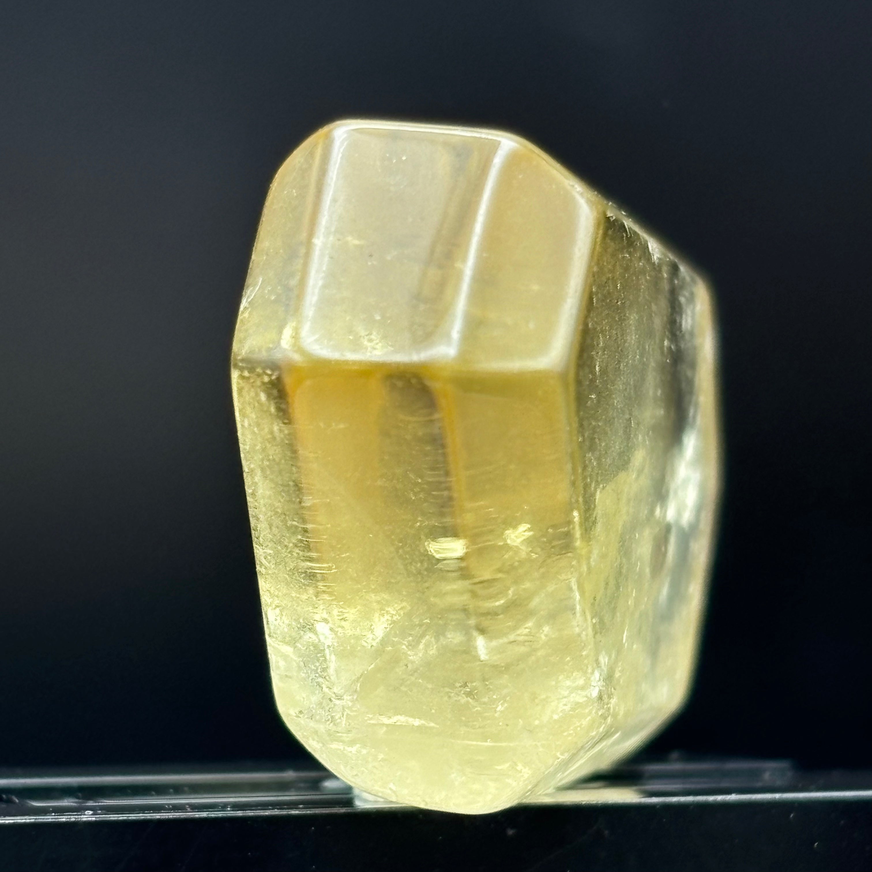Citrine Crystal Cross-Section - 110
