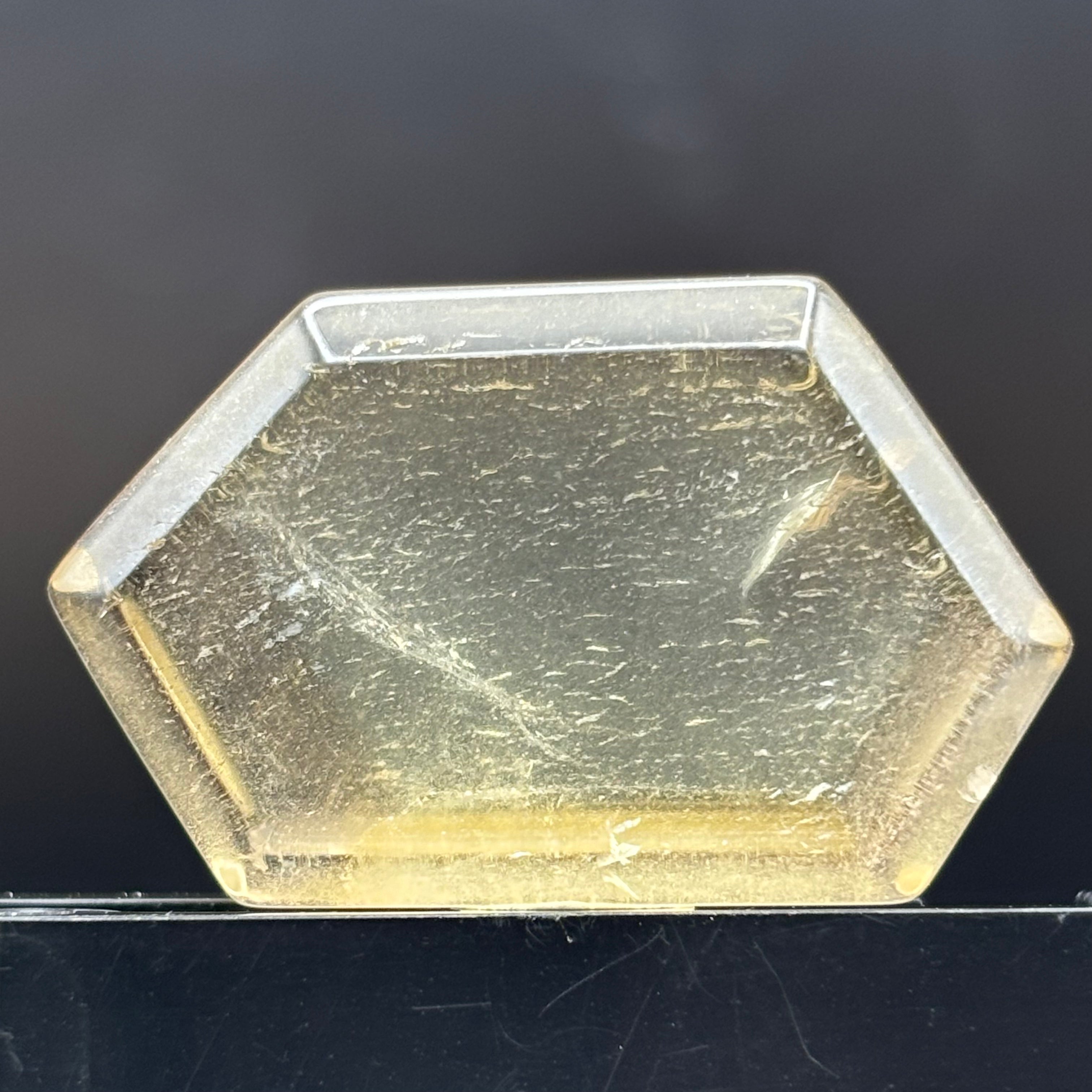Citrine Crystal Cross-Section - 112