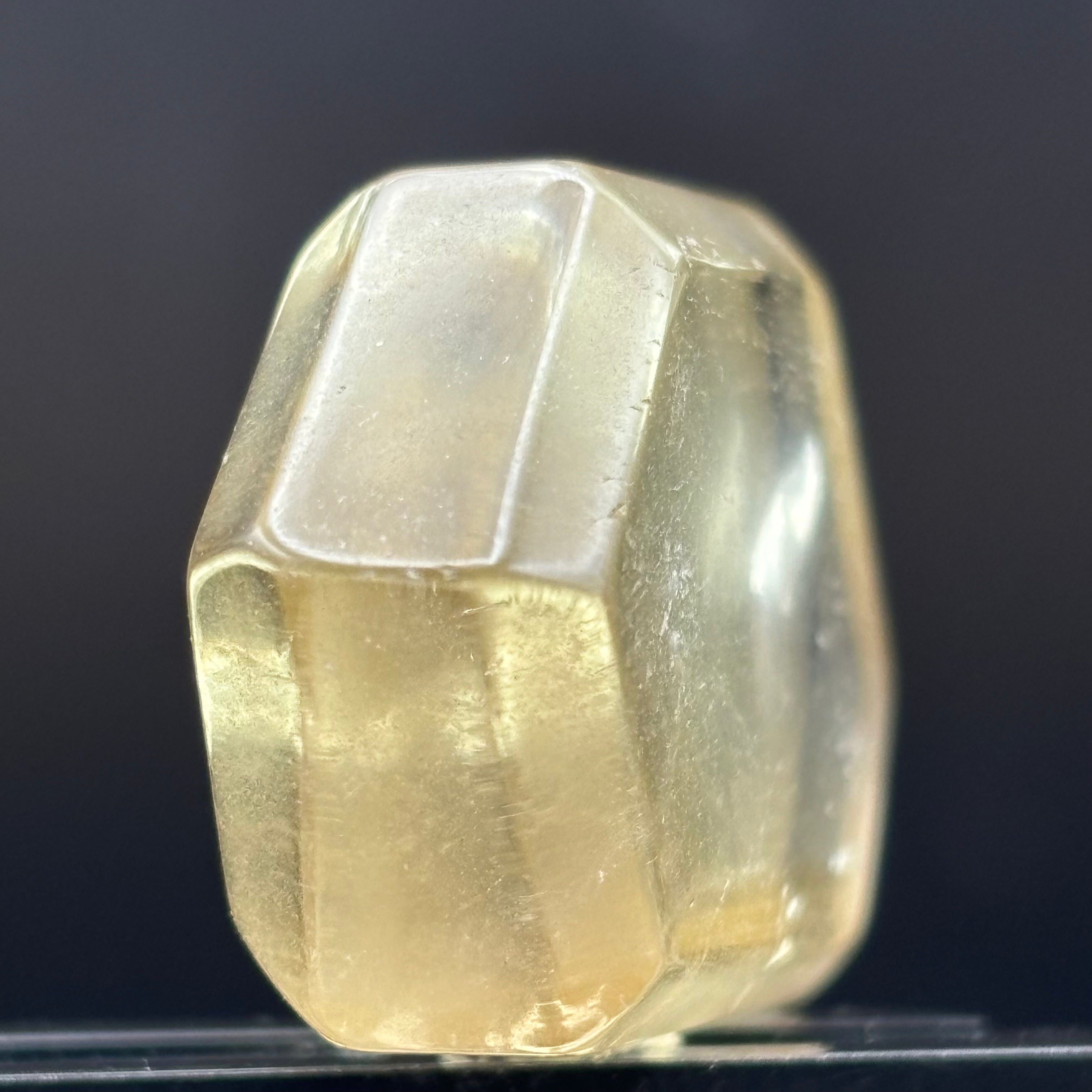 Citrine Crystal Cross-Section - 112
