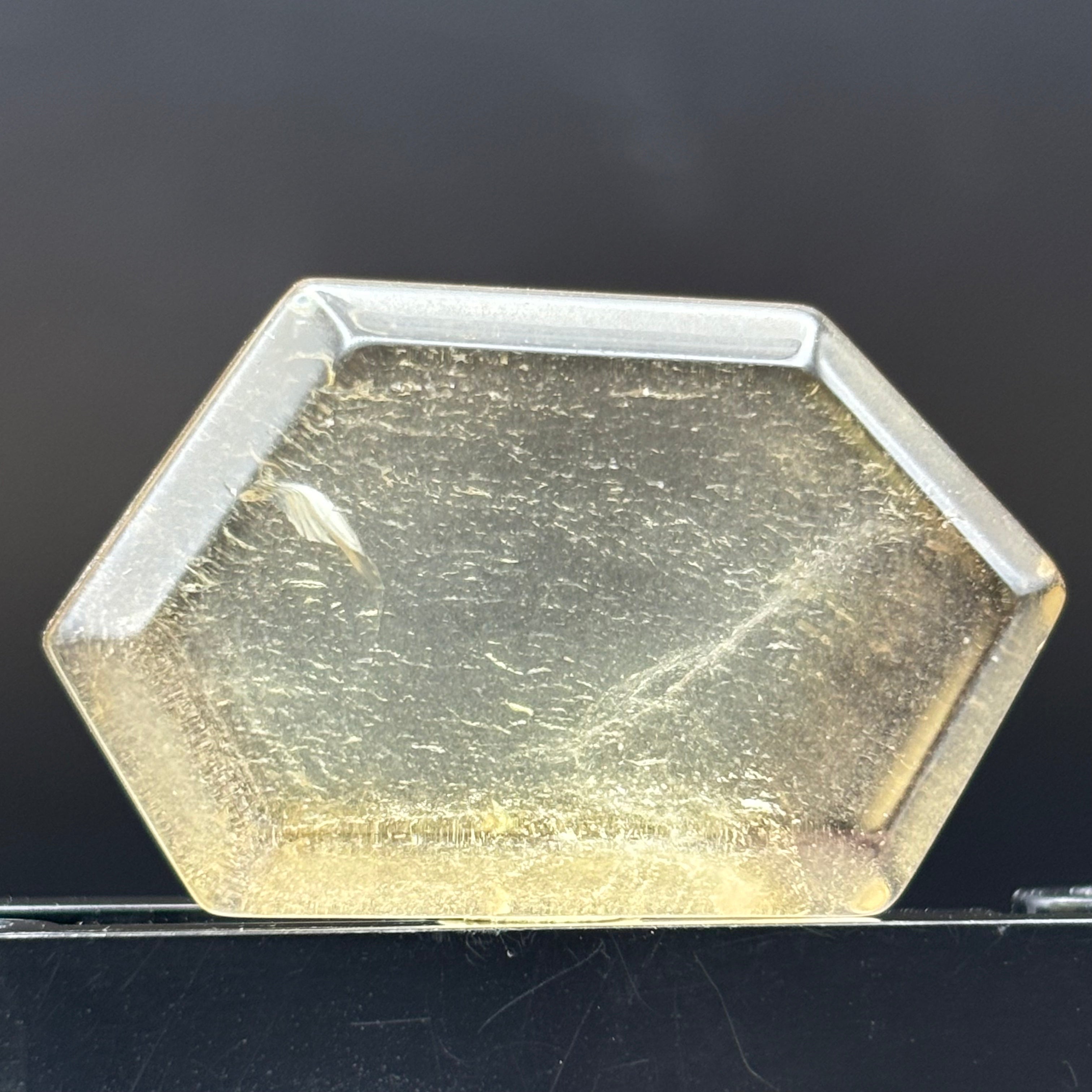 Citrine Crystal Cross-Section - 112