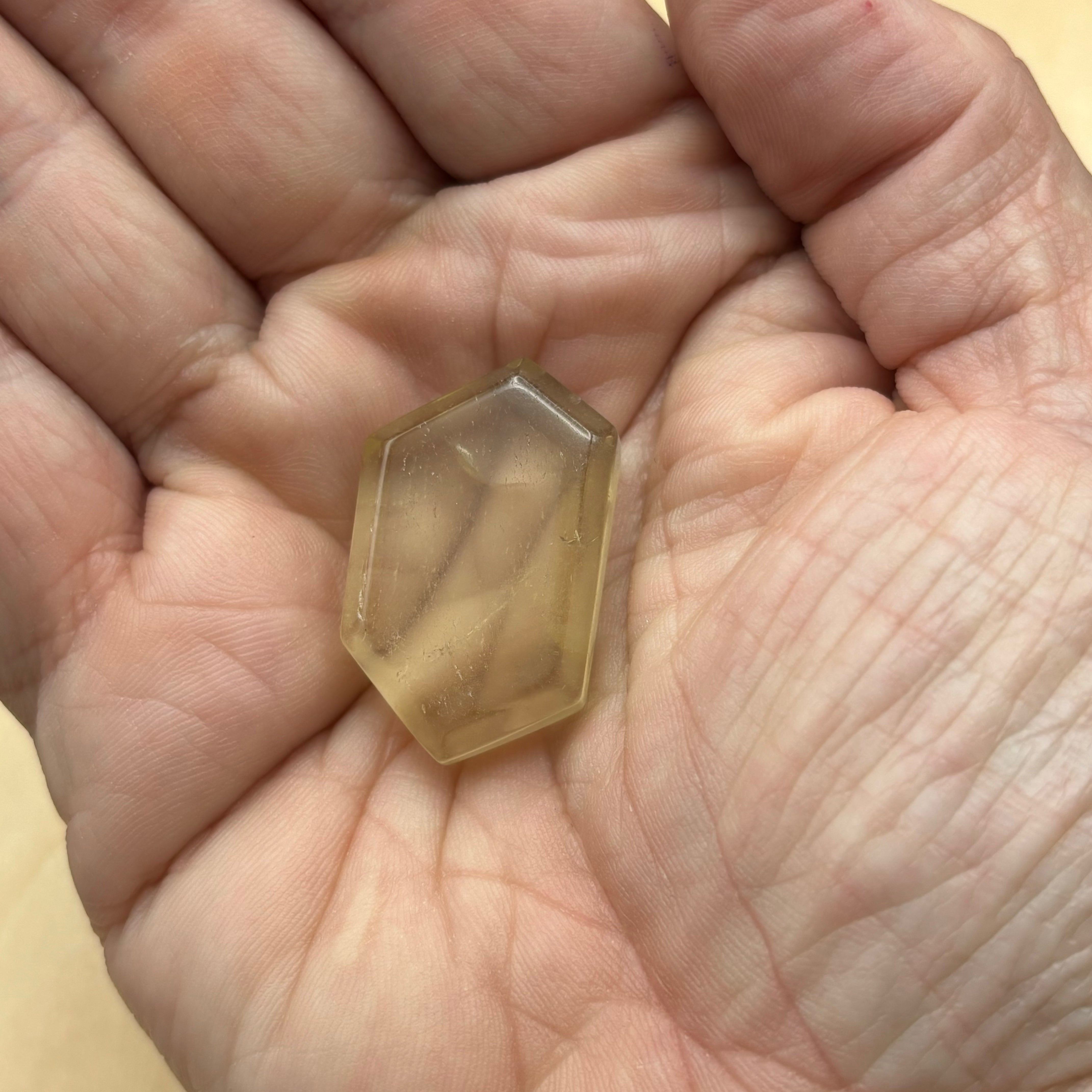 Citrine Crystal Cross-Section - 112