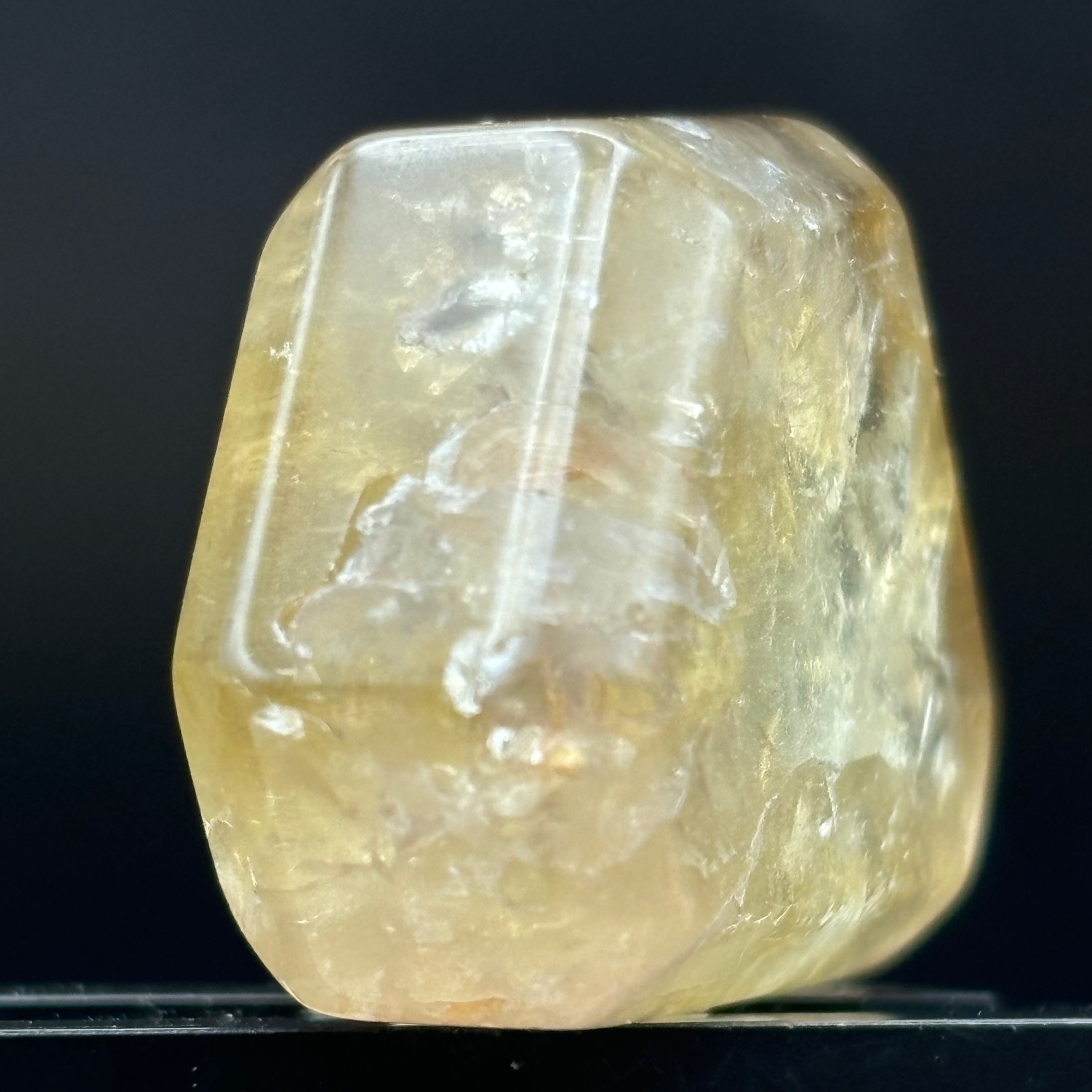 Citrine Crystal Cross-Section - 115